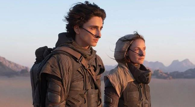 Timothee Chalamet and Rebecca Ferguson in Dune, due for release on Boxing Day. Photo / Supplied