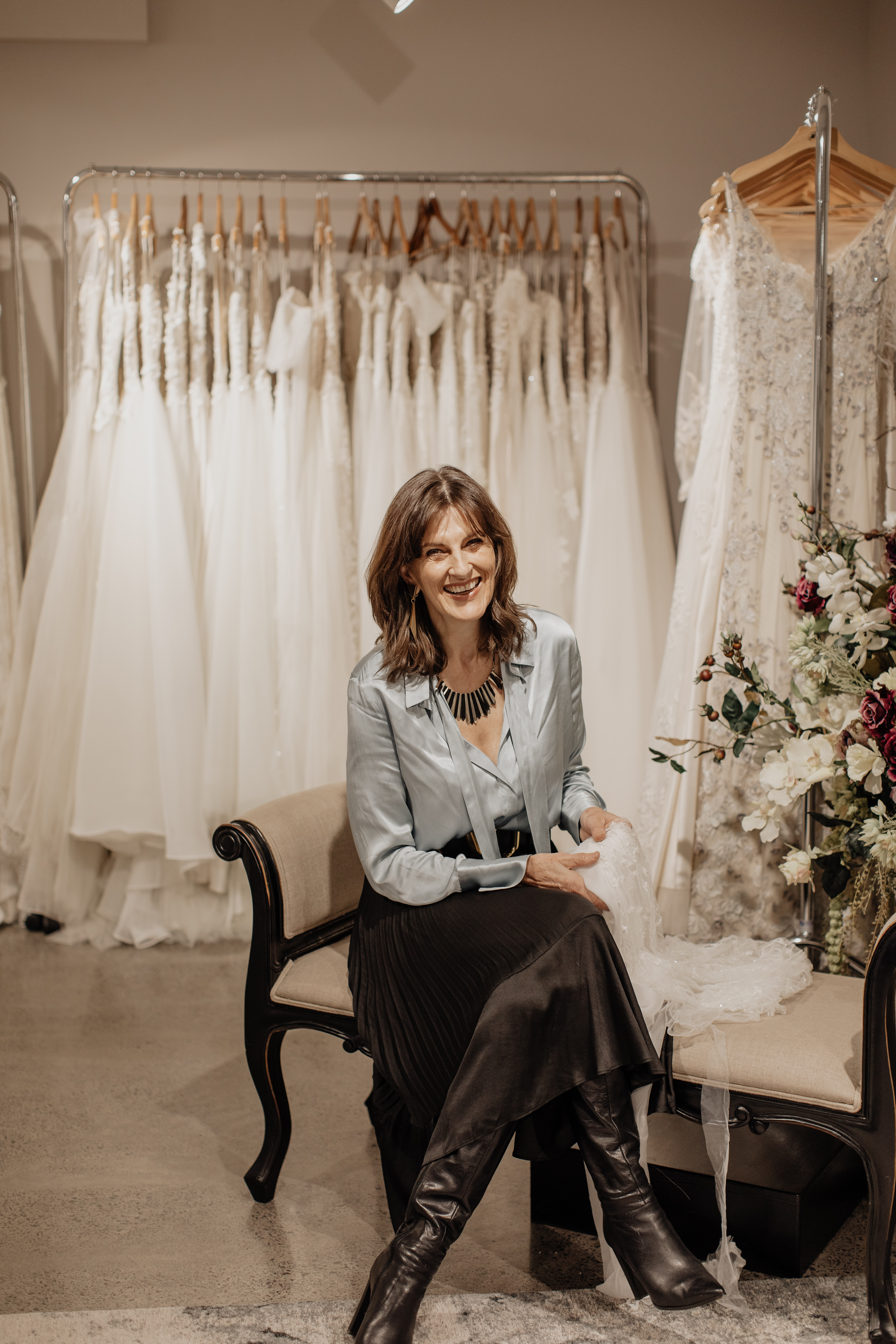 Anita Turner has been managing Vinka Design and acting as the creative director of Vinka Brides since 2009. Photo / Erica Jane