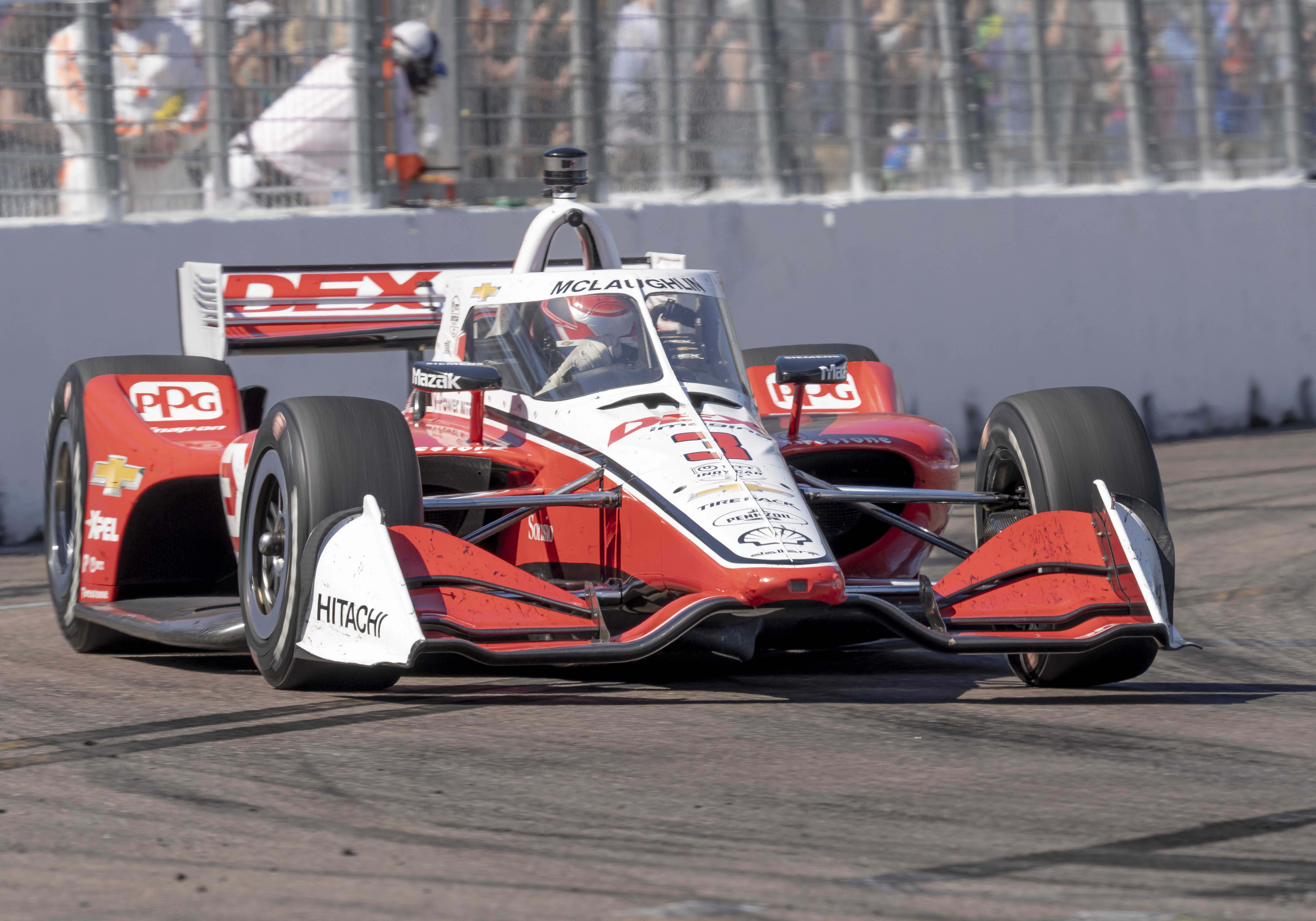 Scott McLaughlin in St Petersburg. Photo / Getty Images