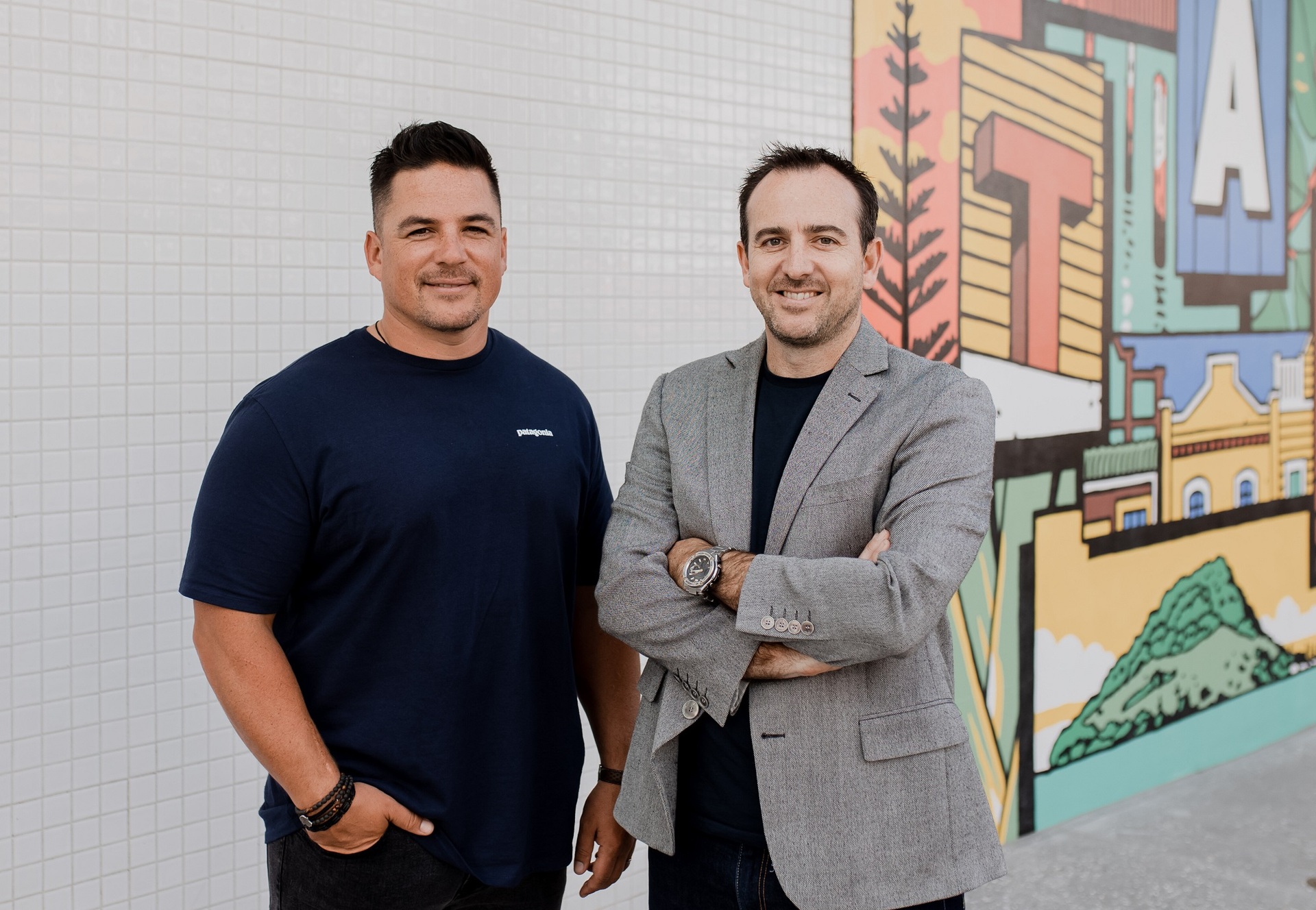 LawVu cofounders Tim Boyne (left) and Sam Kidd. Photo / Supplied