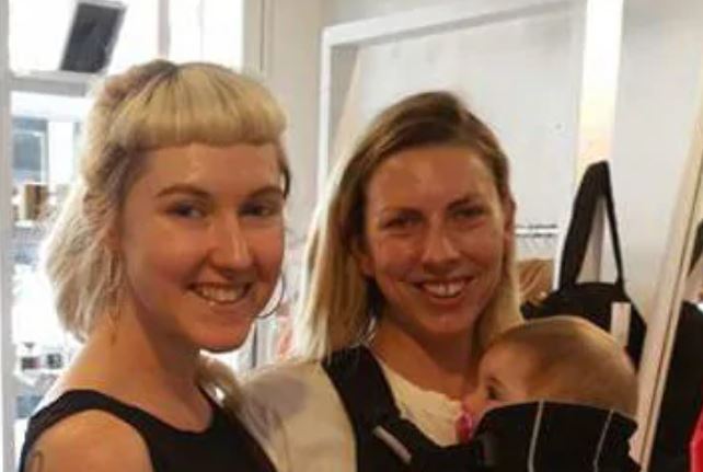 Katie Horneshaw (right), here with a friend, has been pressured into sending nudes by dates. Photo / Supplied