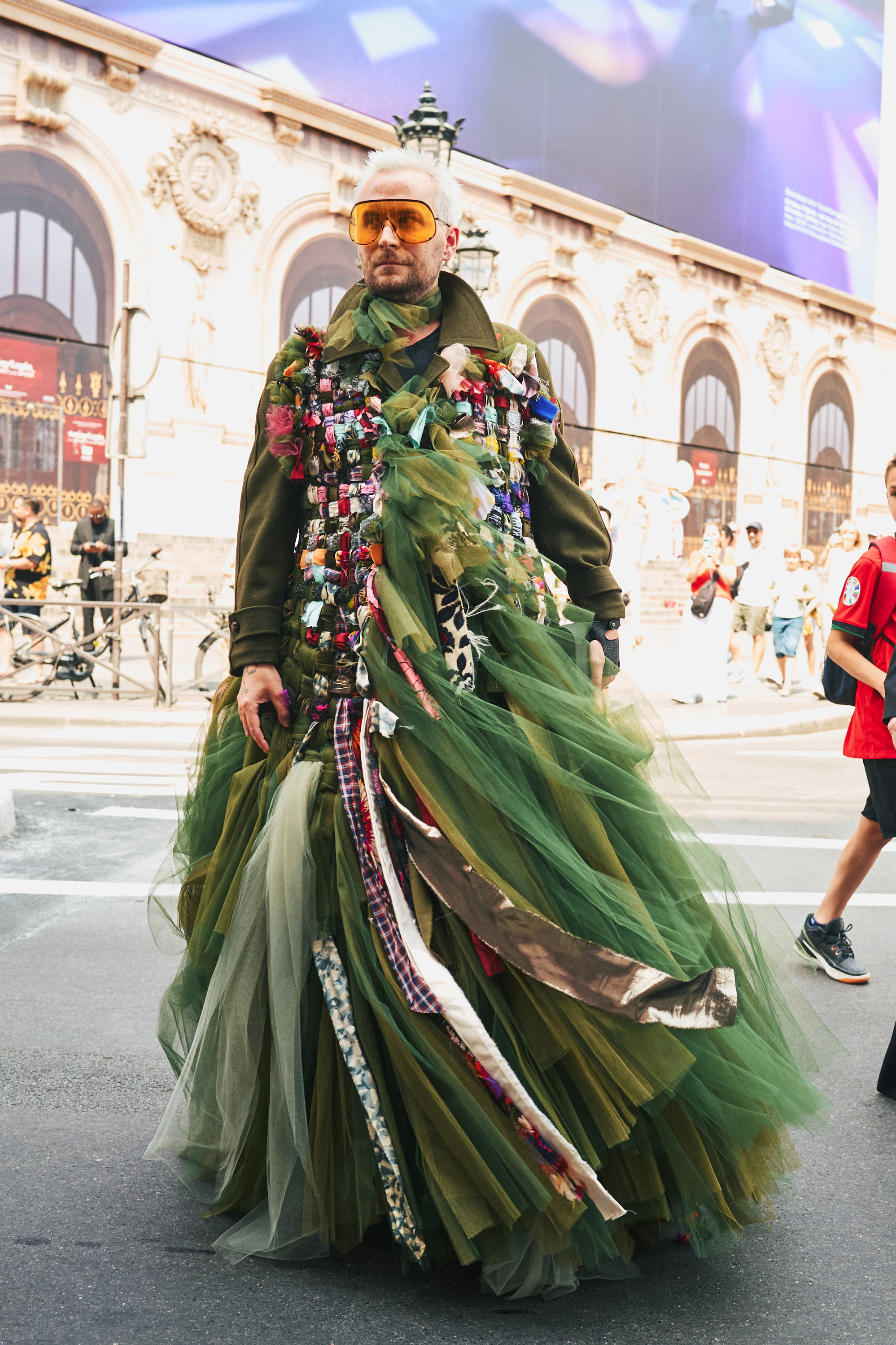 An explosion of tulle and quilting. Photo / New York Times