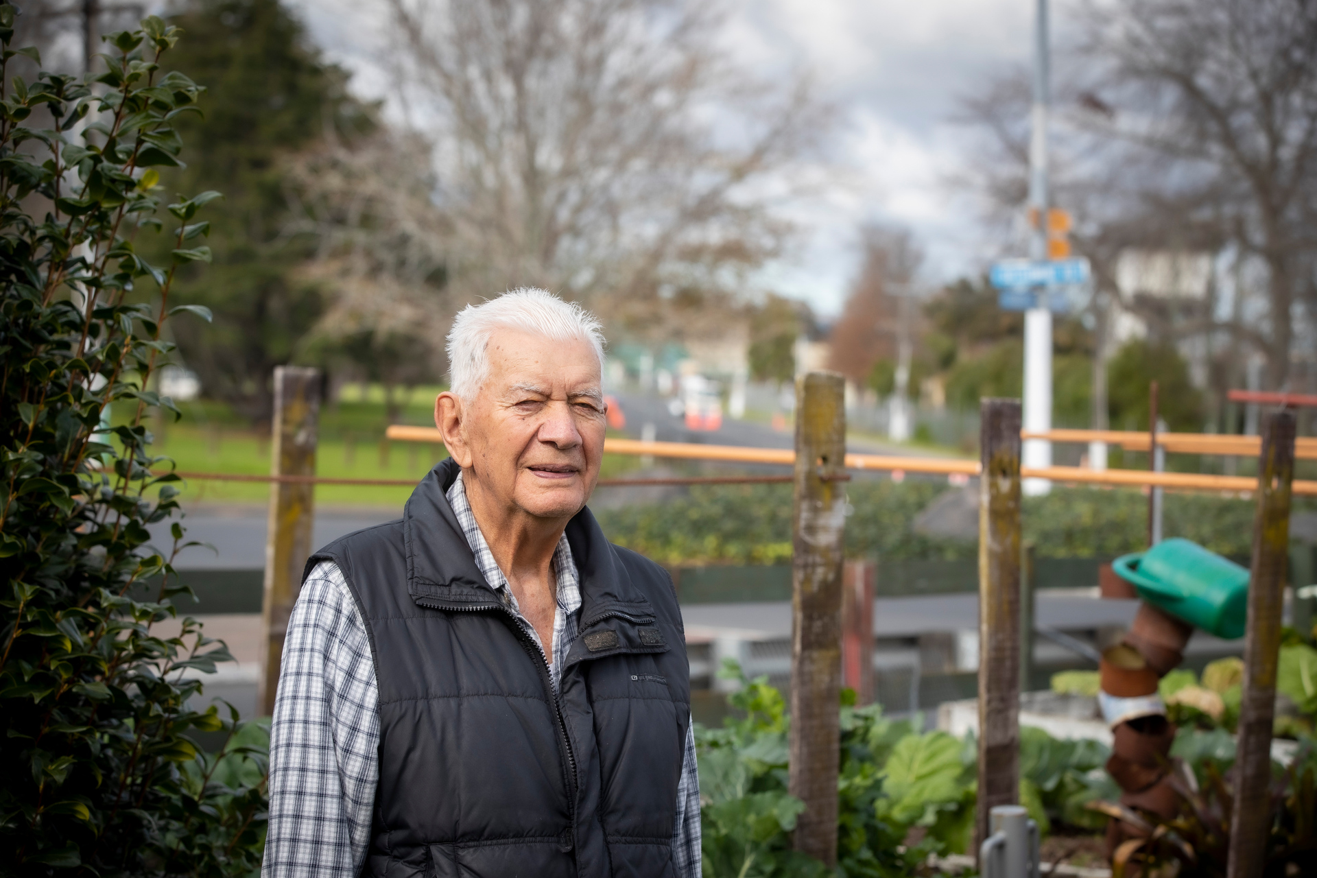 Papakura resident Brian Joyce does not want to move from his home of 62 years in Papakura. Photo / Michael Craig