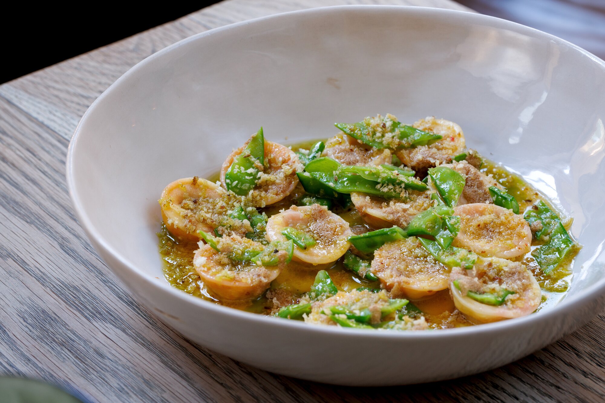 The aglio olio on the menu at Italian restaurant Spiga in Remuera. Photo / Babiche Martens