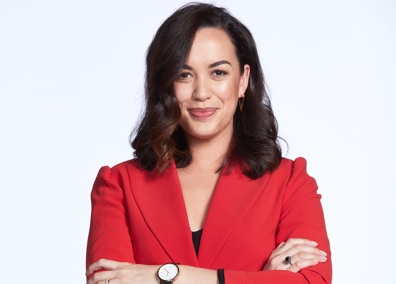 Former Three and The Project presenter Kanoa Lloyd. 