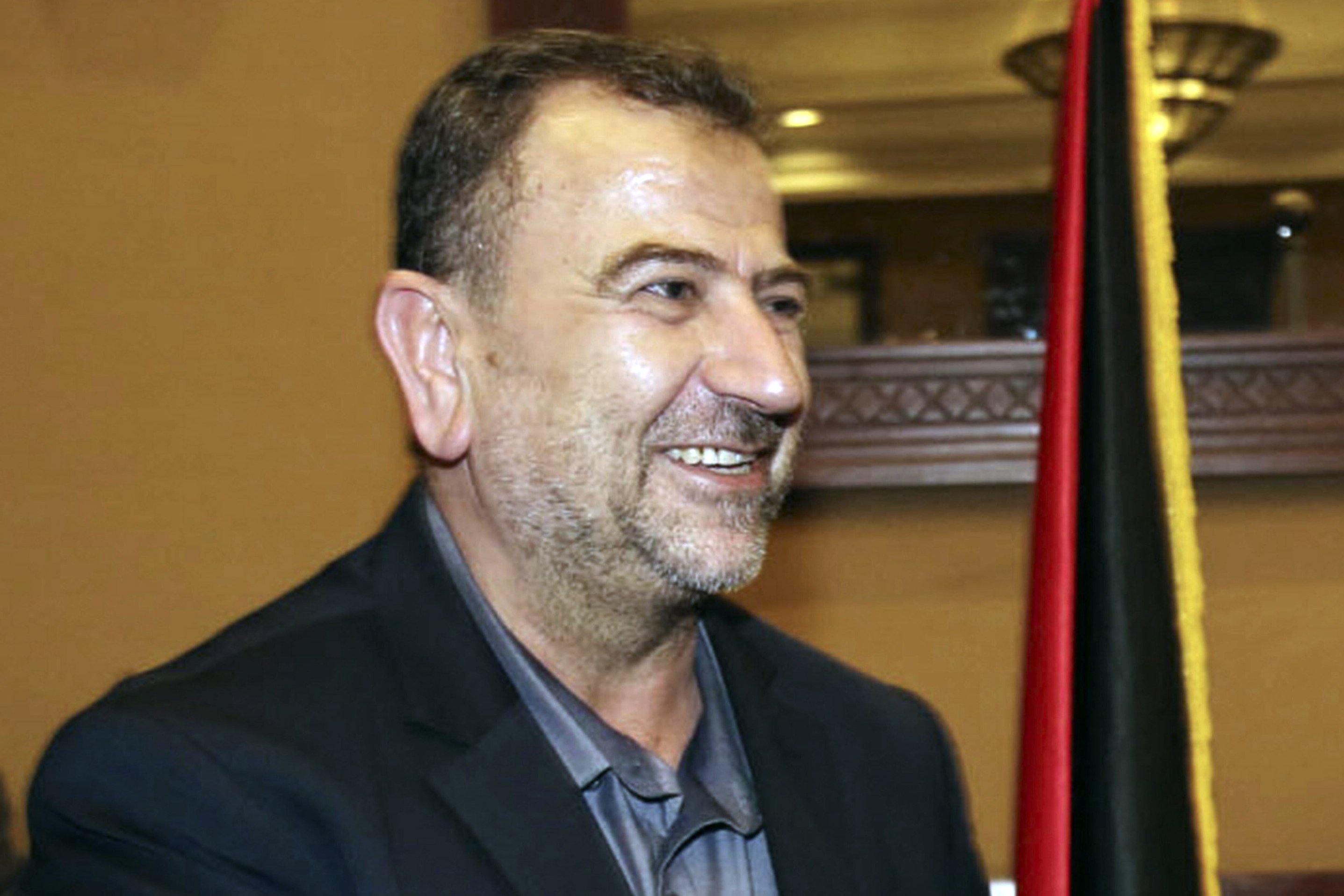 Saleh Arouri, Hamas’ No 2 political leader pictured here in 2018, was killed by an apparent Israeli strike in the Lebanese capital of Beirut.  Photo / AP