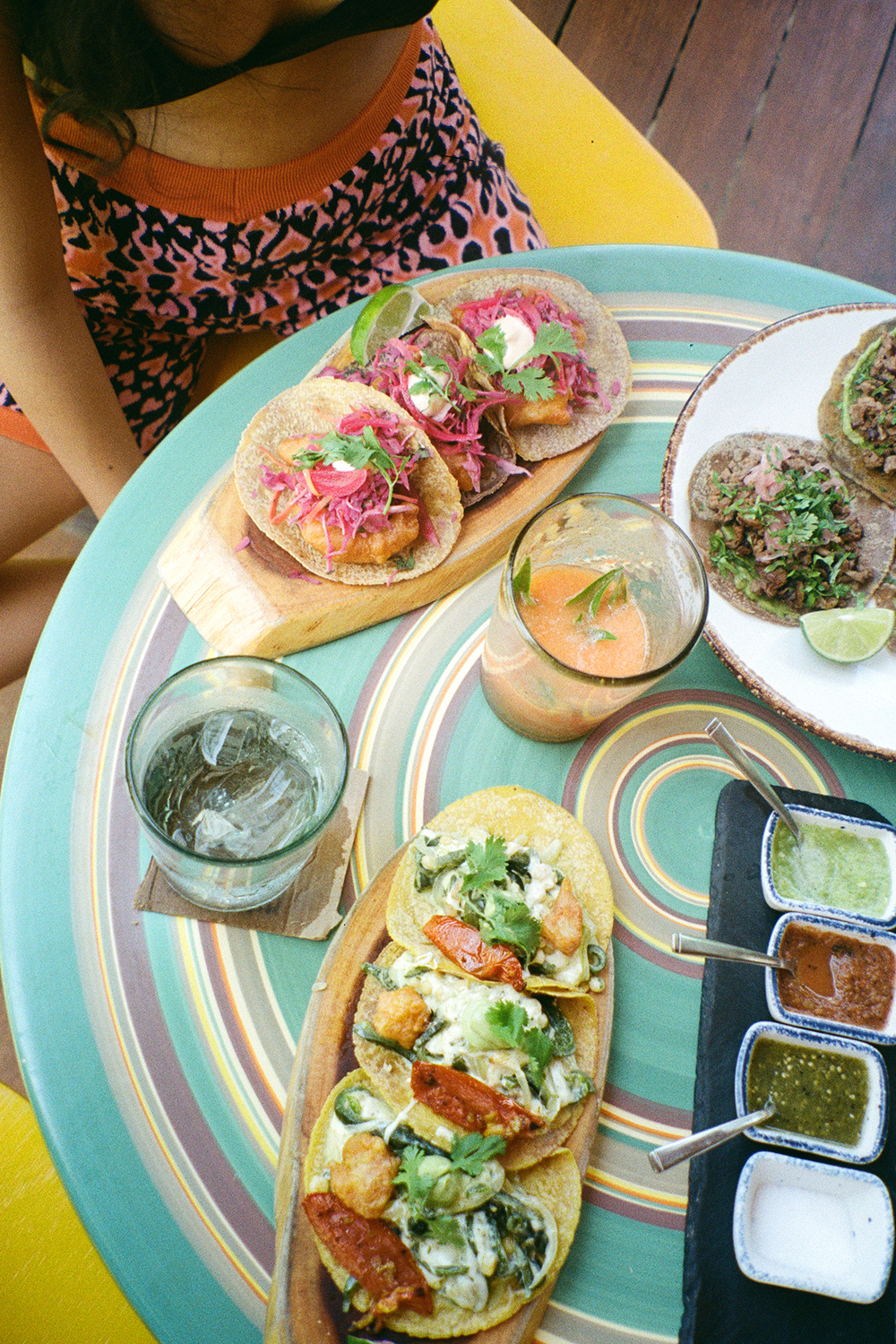We had the most delicious tacos at La Zebra, a beach club in Tulum. If you go to Tulum, make sure you go and eat and drink here. Everyone is super nice and accommodating, and the food and drinks are great.