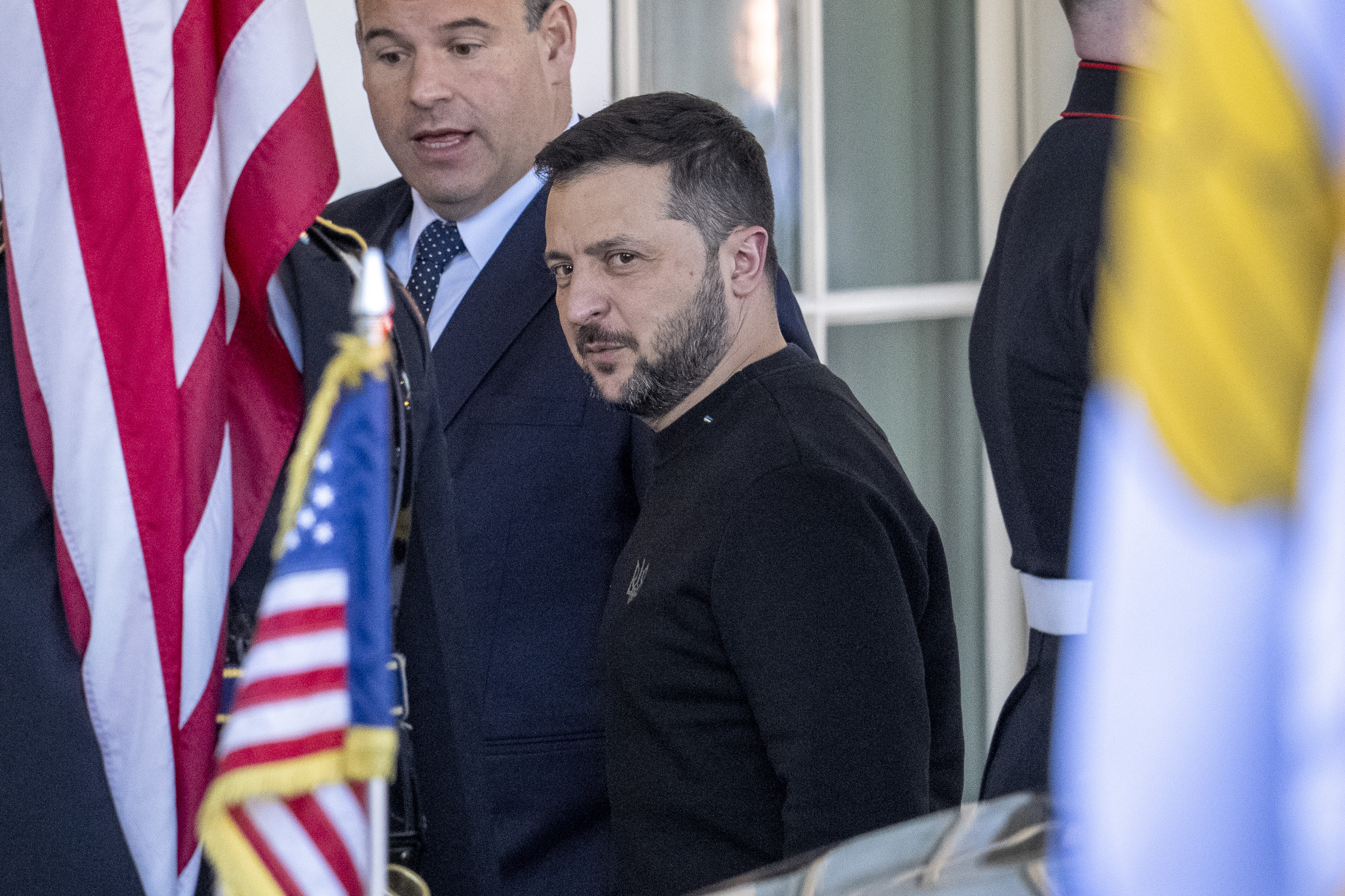 Ukrainian President Volodymyr Zelenskyy pleaded his case for American funds to help them beat the Russians. Photo / AP
