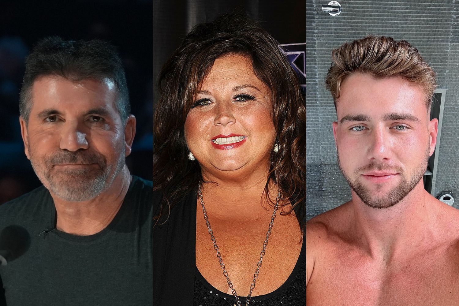 Simon Cowell, Abby Lee Miller and Harry Jowsey. Photos / @simoncowell, Getty Images, @harryjowsey