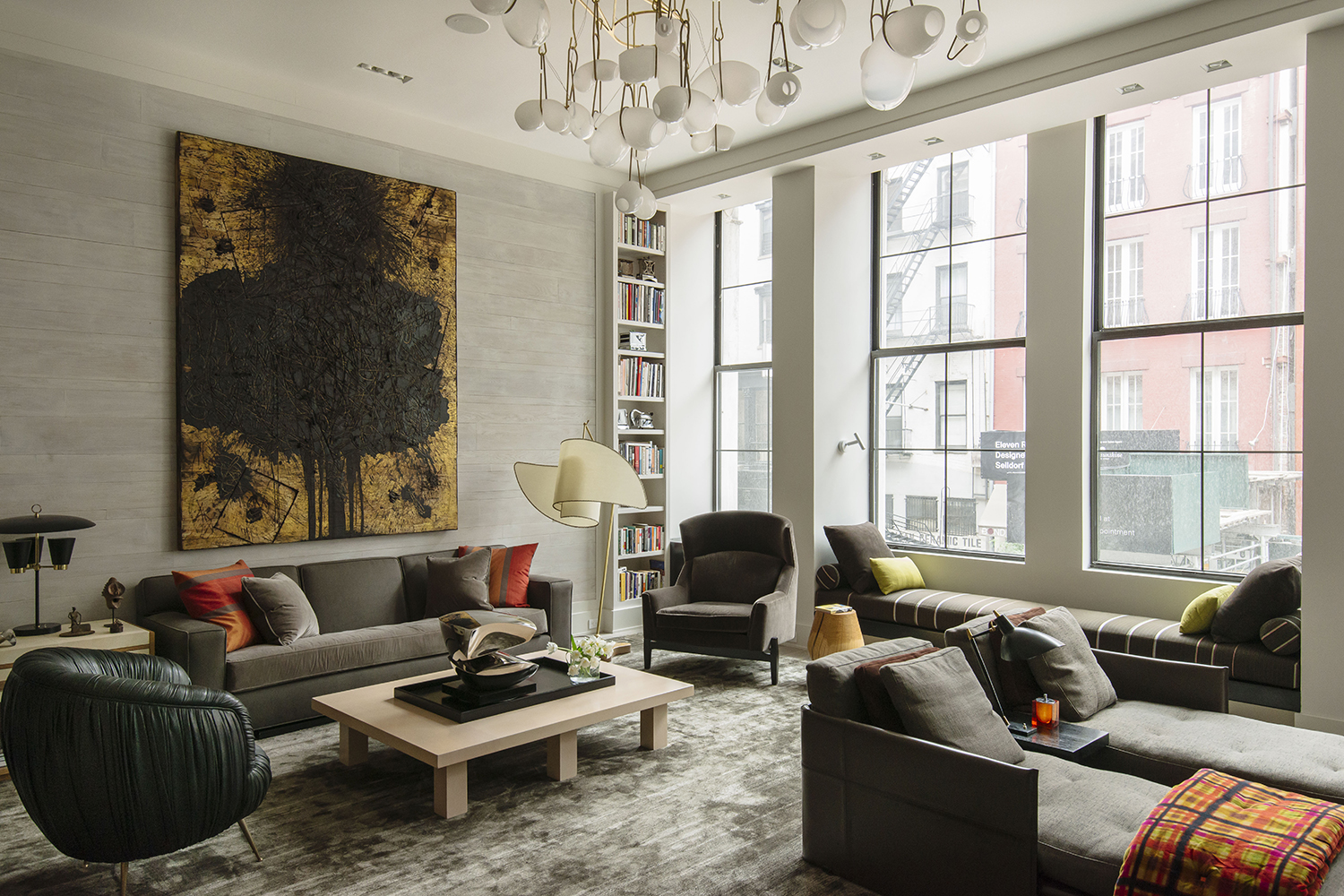 This Bond Street loft was designed like a mini MoMA for its art collector owners. Photo / Rick Lew