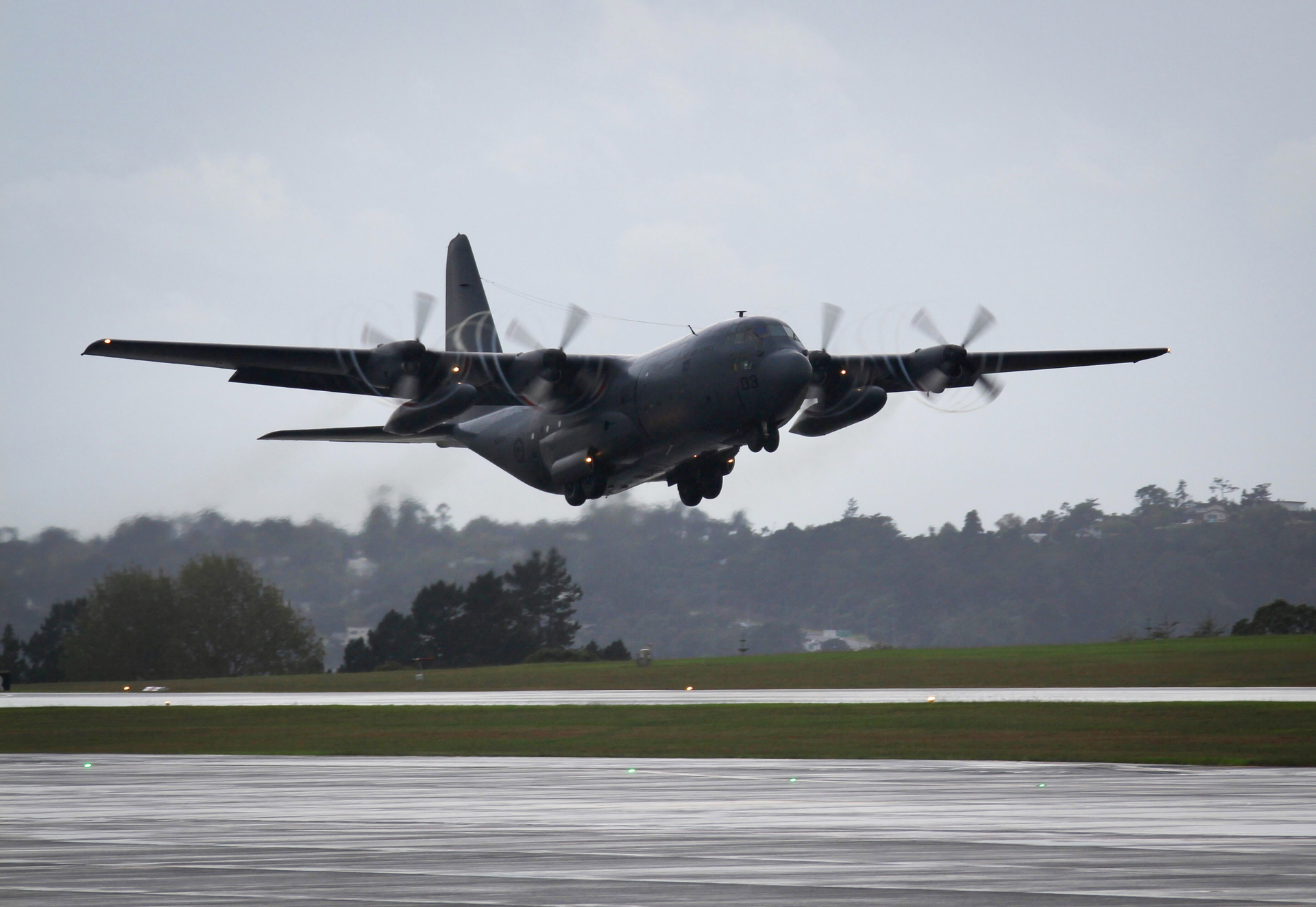 A NZ Defence Force C-130H Hercules transport aircraft. Photo / NZME