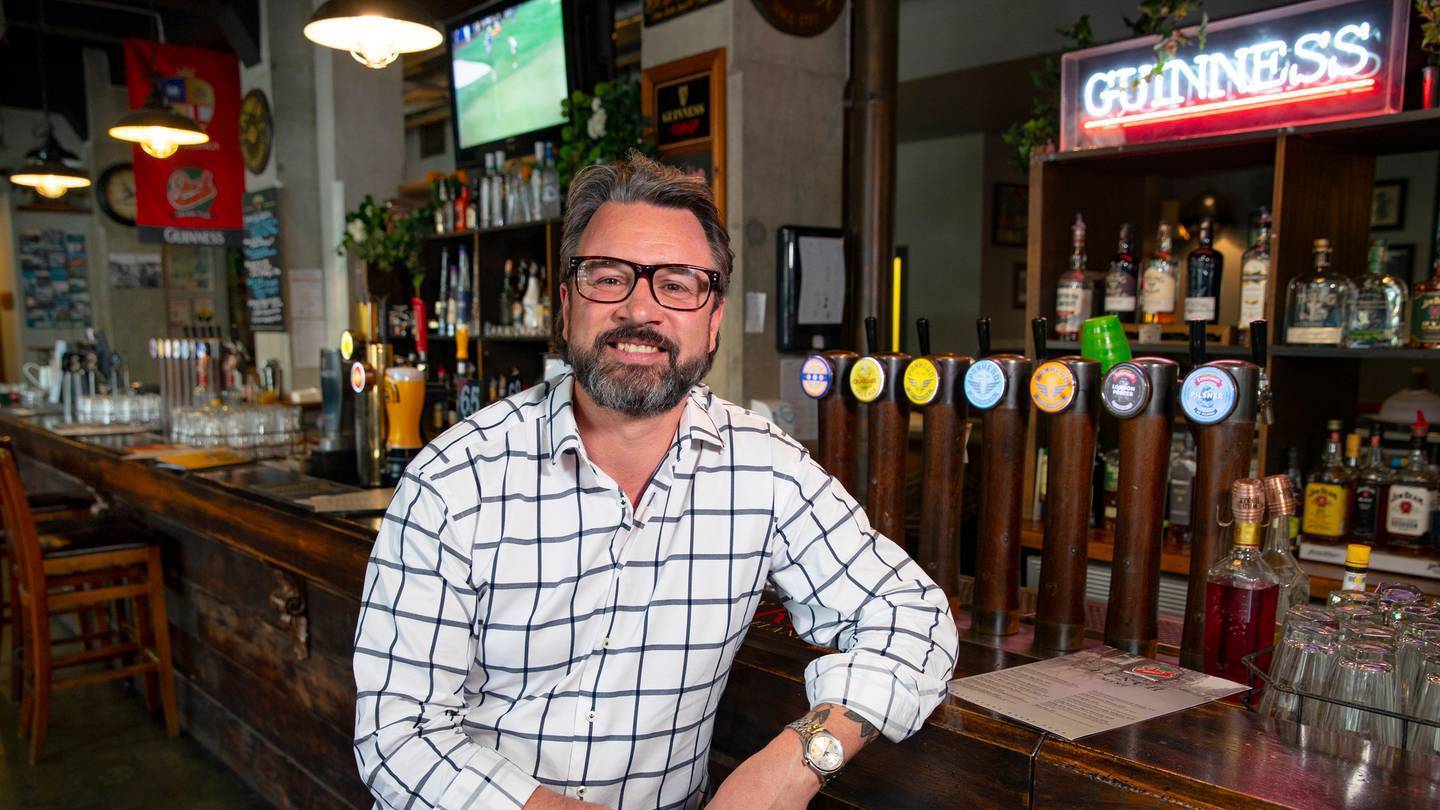 Vocal bar owner Matt McLaughlin​. Photo / Mark Mitchell