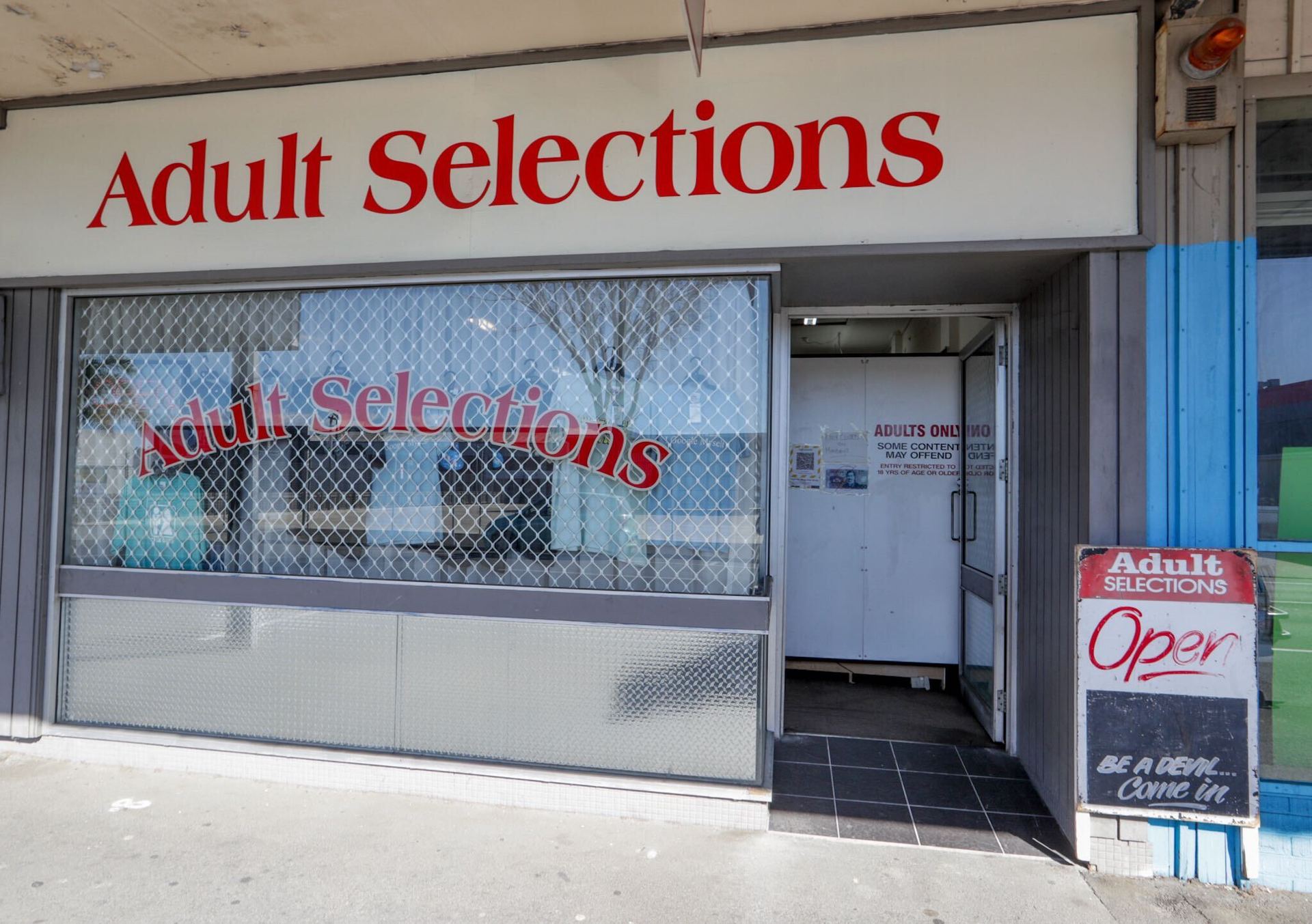 Adult Selections store in Hastings stays open during level 4