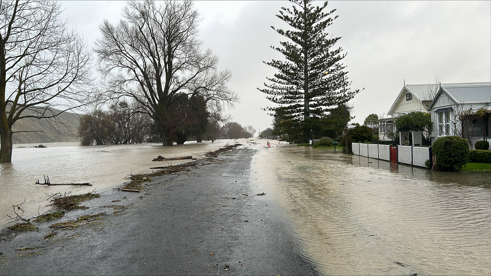 Kopu Rd, Wairoa, 300 metres downstream of the tennis club. Photo / Hawke's Bay Regional Council