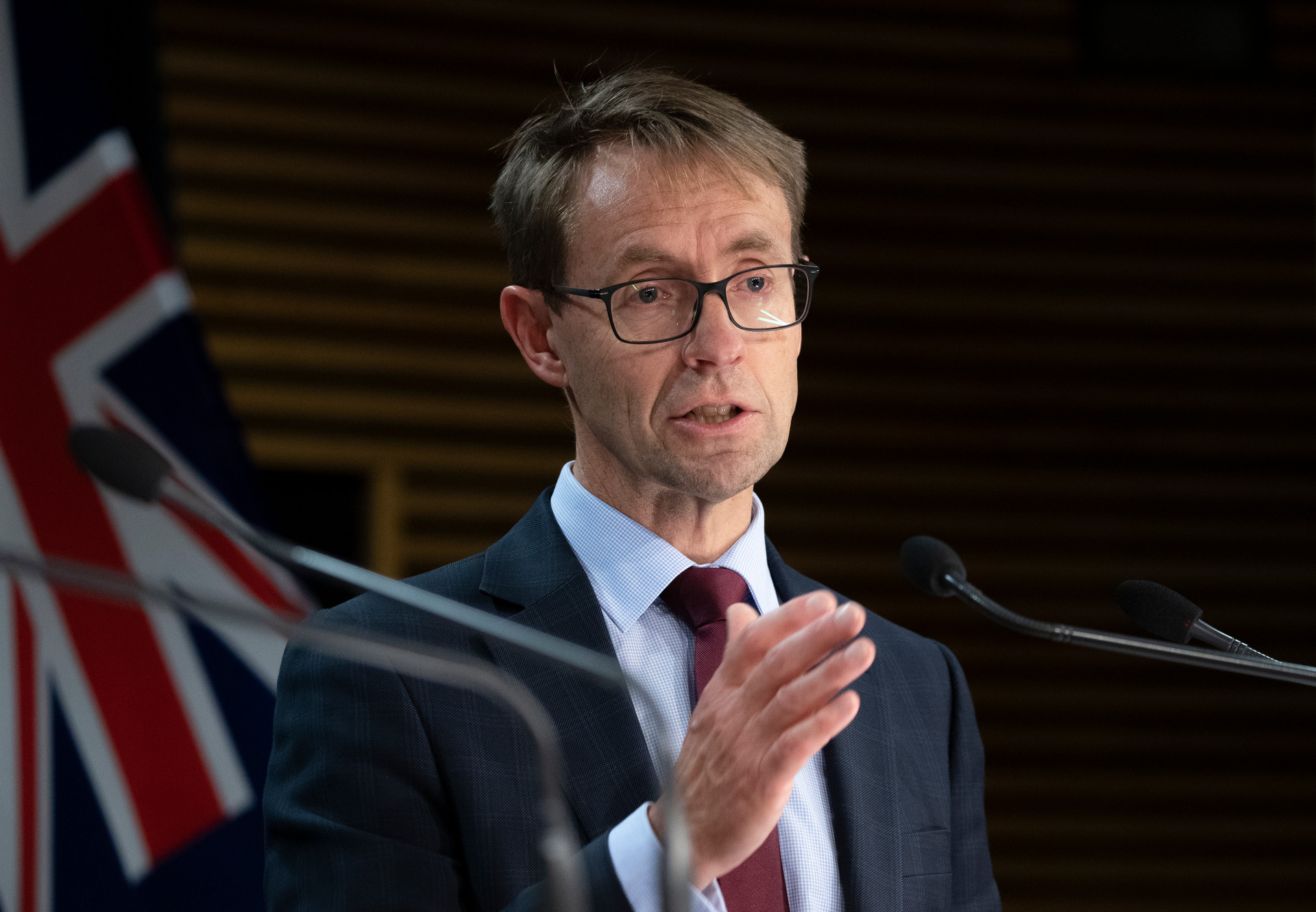Director general of health Dr Ashley Bloomfield says supplies of the vaccine in the next five weeks will be tight and the rollout will need to be carefully managed. Photo / Mark Mitchell
