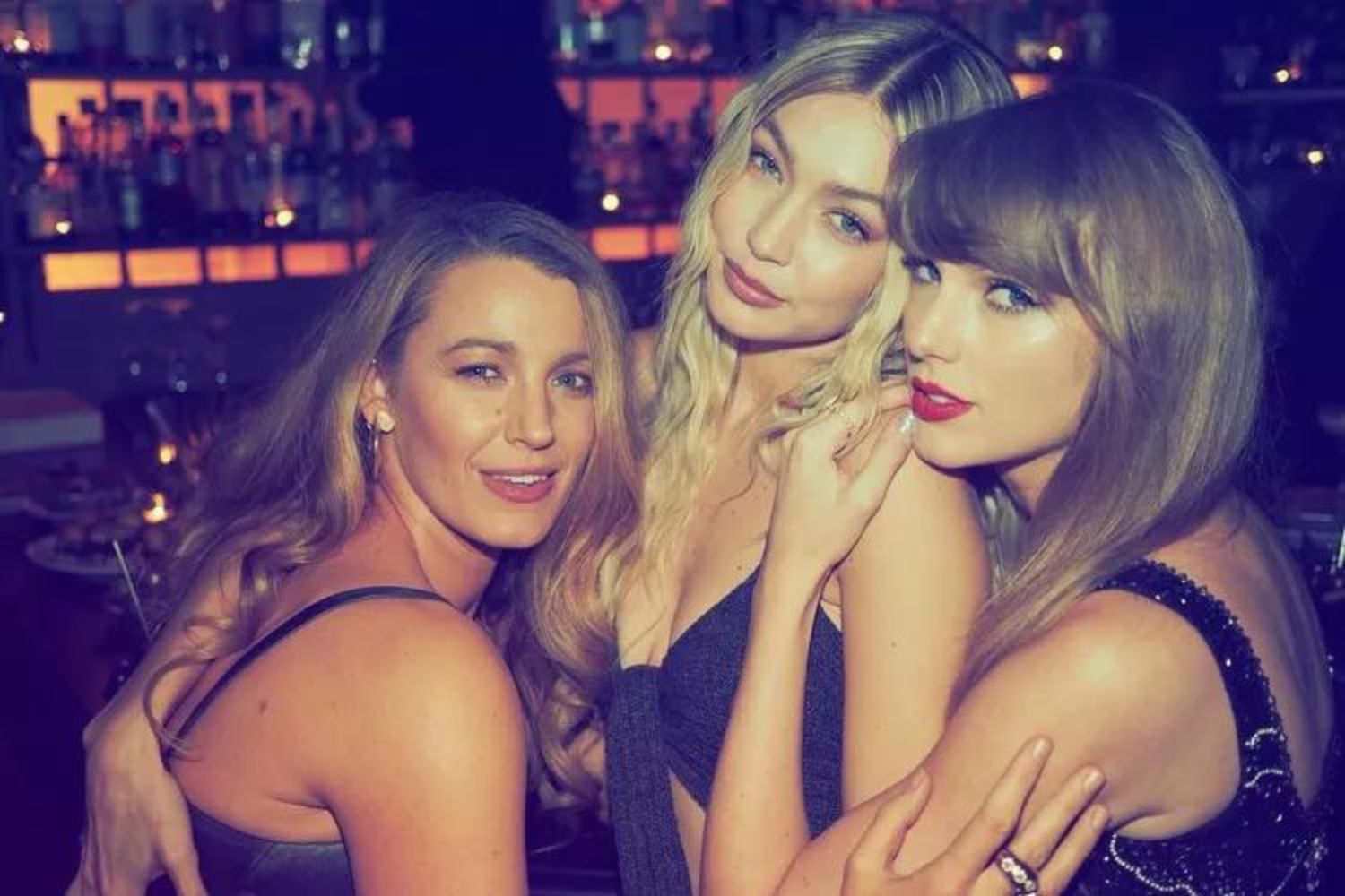 Blake Lively, Gigi Hadid and Taylor Swift. Photo / Instagram