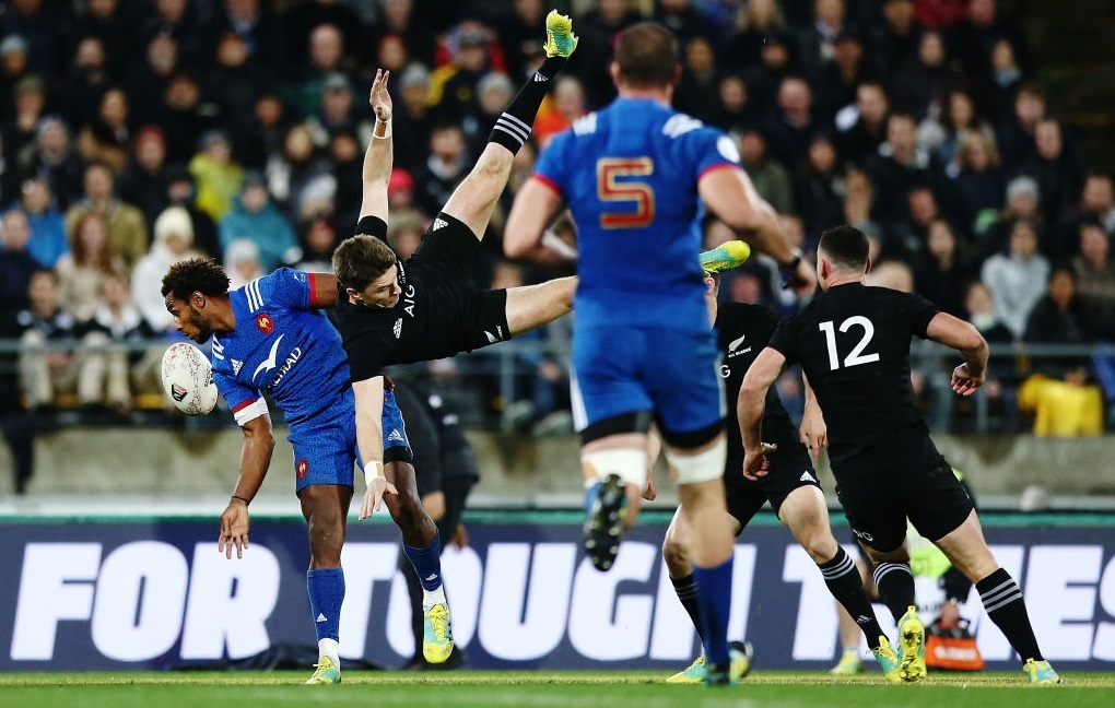 The red card incident. Photo / Getty