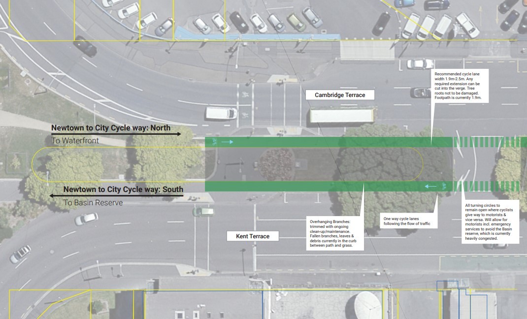 Part of the proposal from Myles Gazley. Image / Supplied