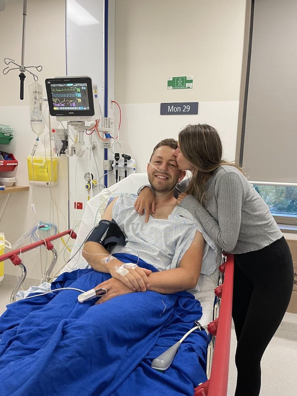 A Givealittle page for Beatson raised more than $114,000 in its first 24 hours after it was set up by his fiancee Mia. Photo / Givealittle