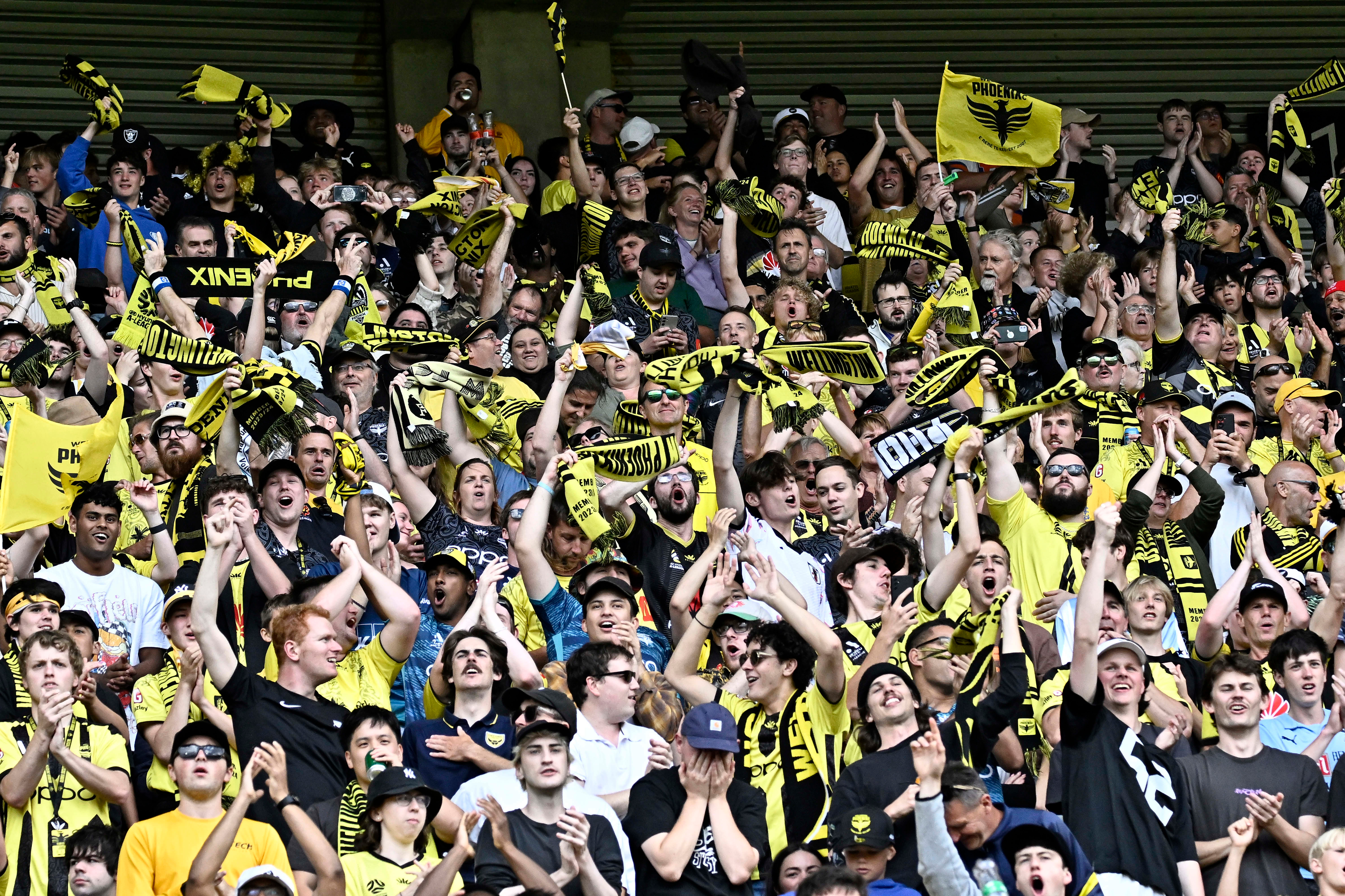 The Phoenix are known for having some of the best support in the A-League. Photo / Photosport