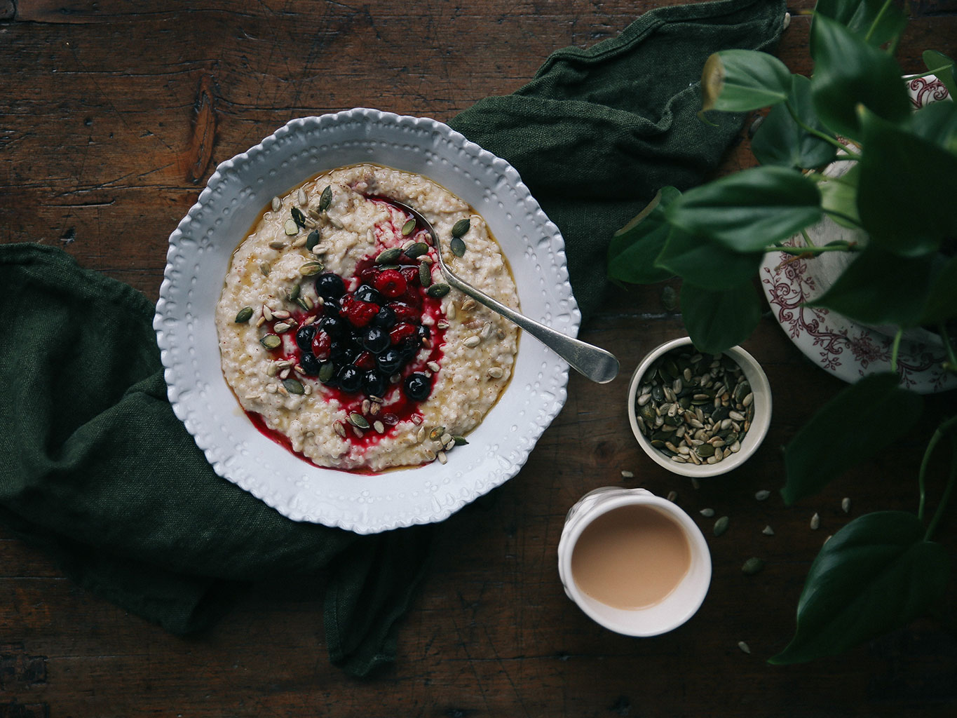 Almond butter oatmeal recipe. Picture / Eleanor Ozich.