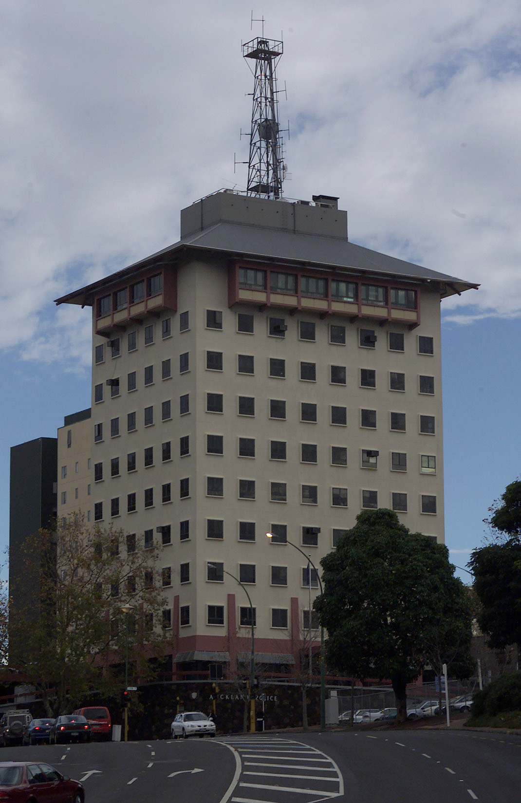 The Auckland City Police station on the corner of Cook and Vincent Streets. Photo / File 