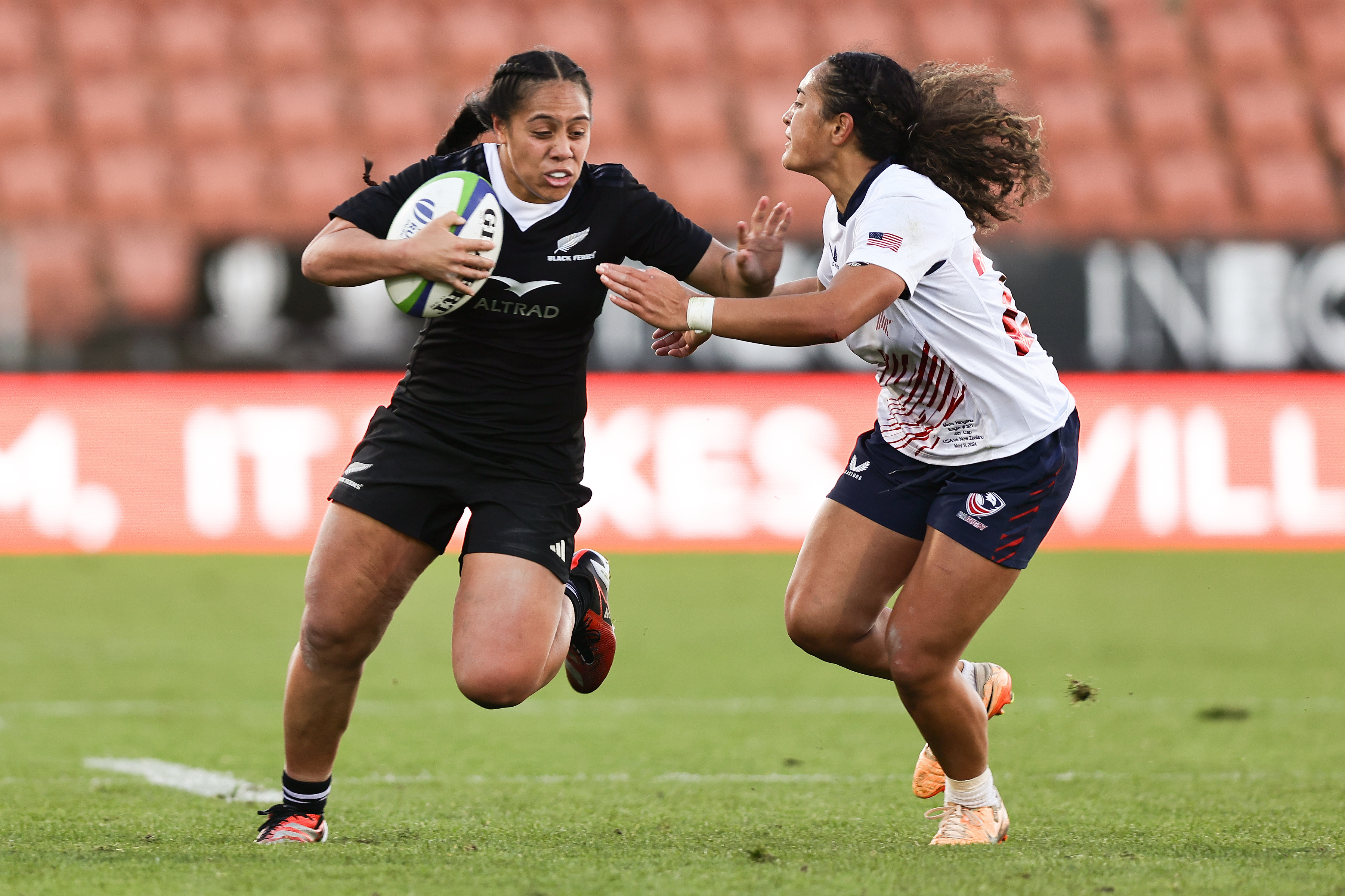 Sylvia Brunt will again start in the No 12 jersey for the Black Ferns. Photo / Photosport