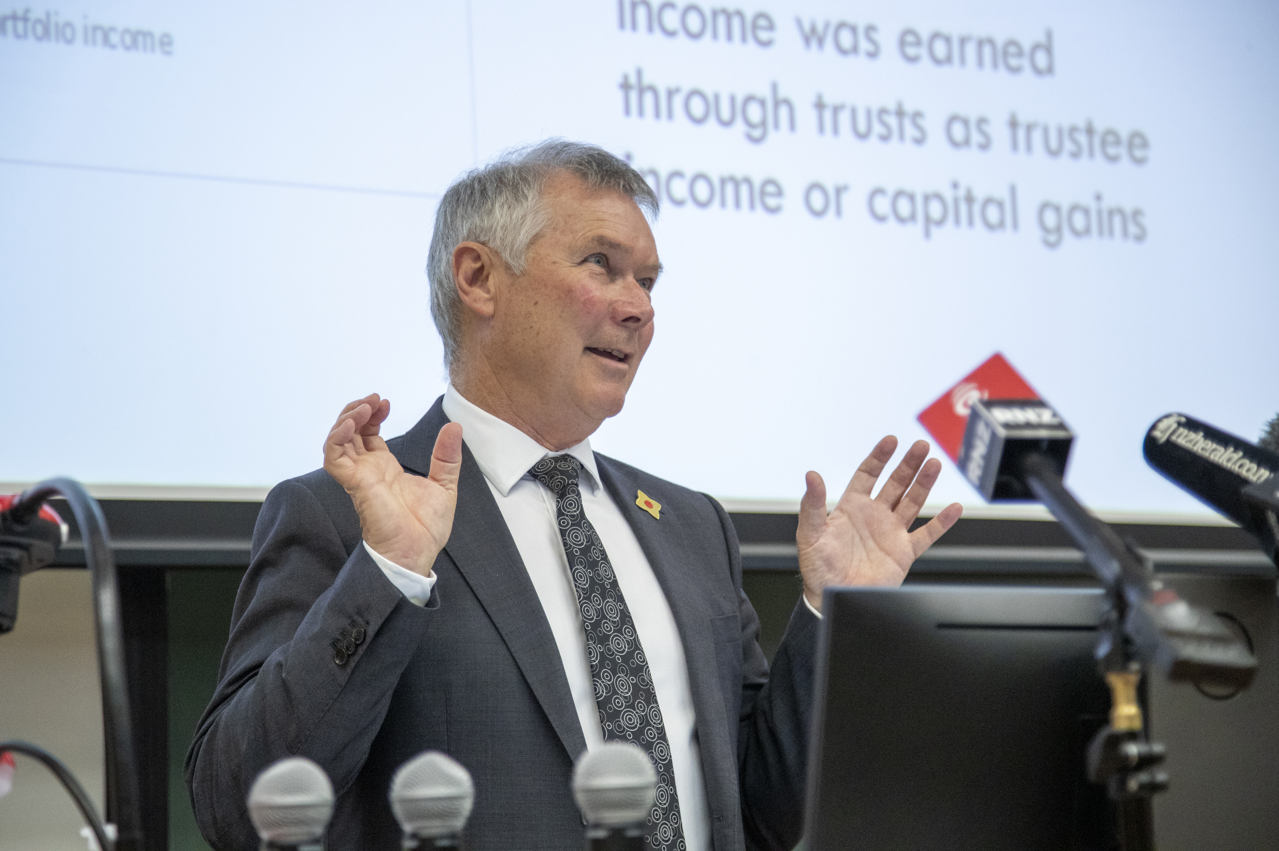 Revenue Minister David Parker has previously poured cold water on tax rumours. Photo / Mark Mitchell