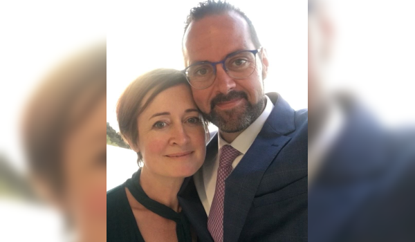 Scotty 'Sumo' Stevenson and his late wife, Claire Silvester.