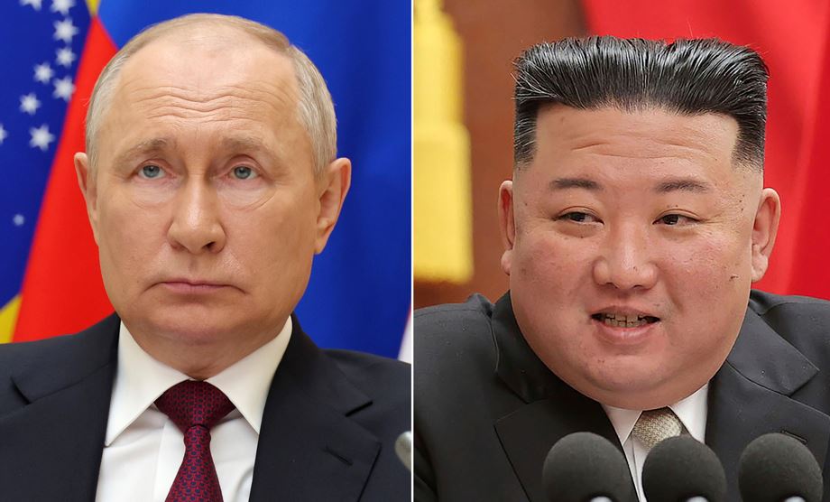 Russian President Vladimir Putin and North Korean leader Kim Jong Un. Photos / AP