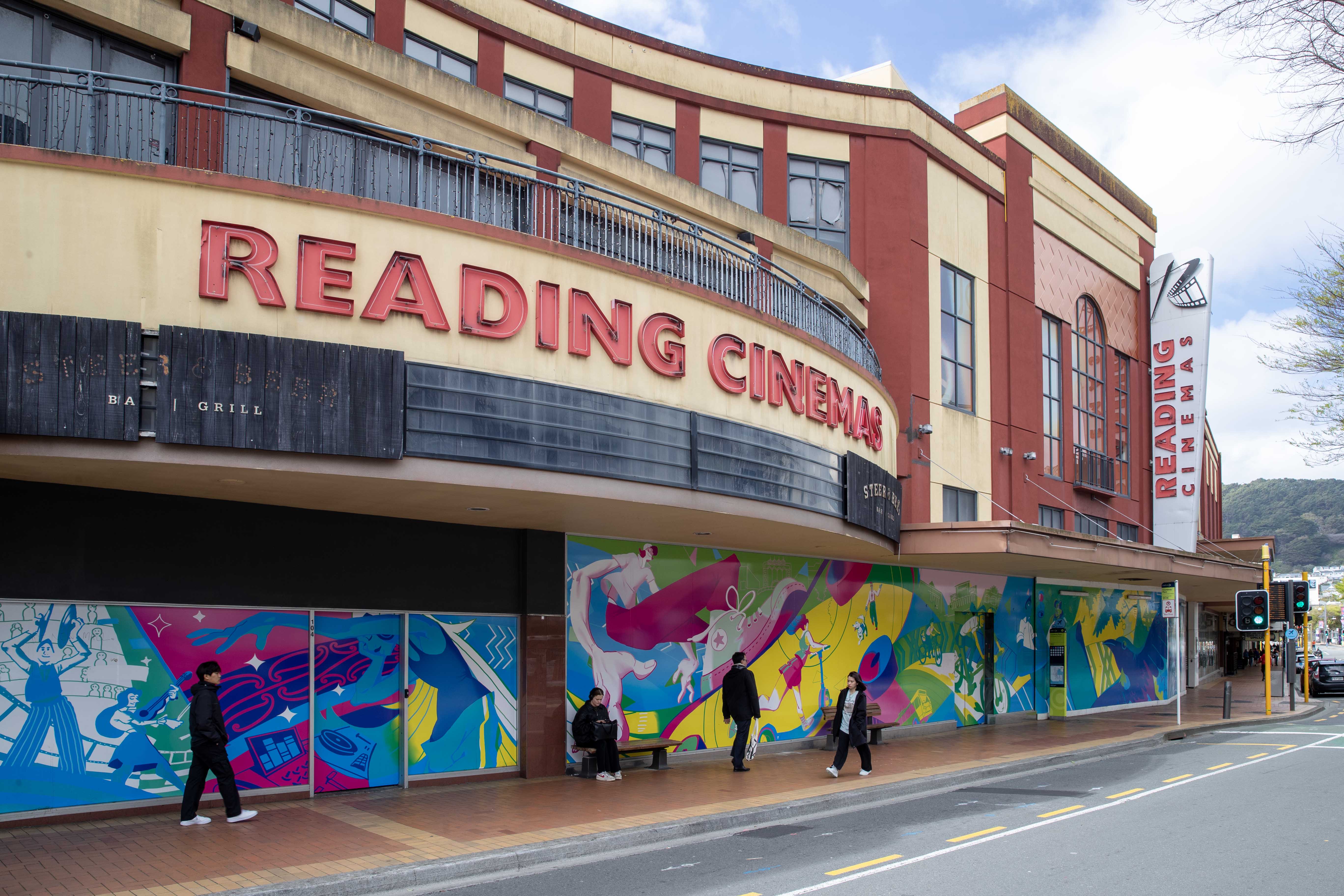 The Reading Cinema building on Courtenay Place, Wellington. Photo / Mark Mitchell