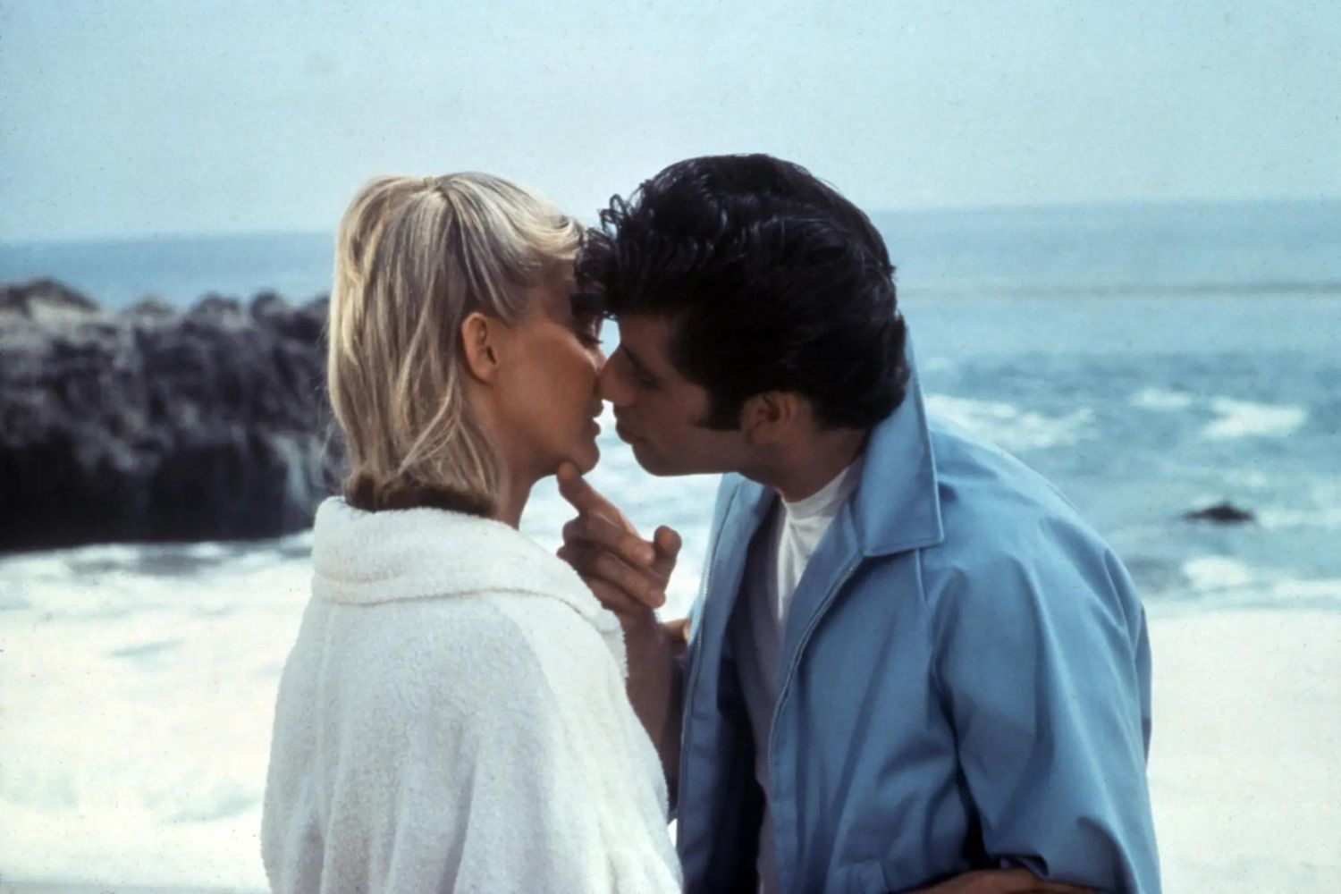 Olivia Newton-John and John Travolta as Sandy and Danny in the 1978 hit, ‘Grease’.
