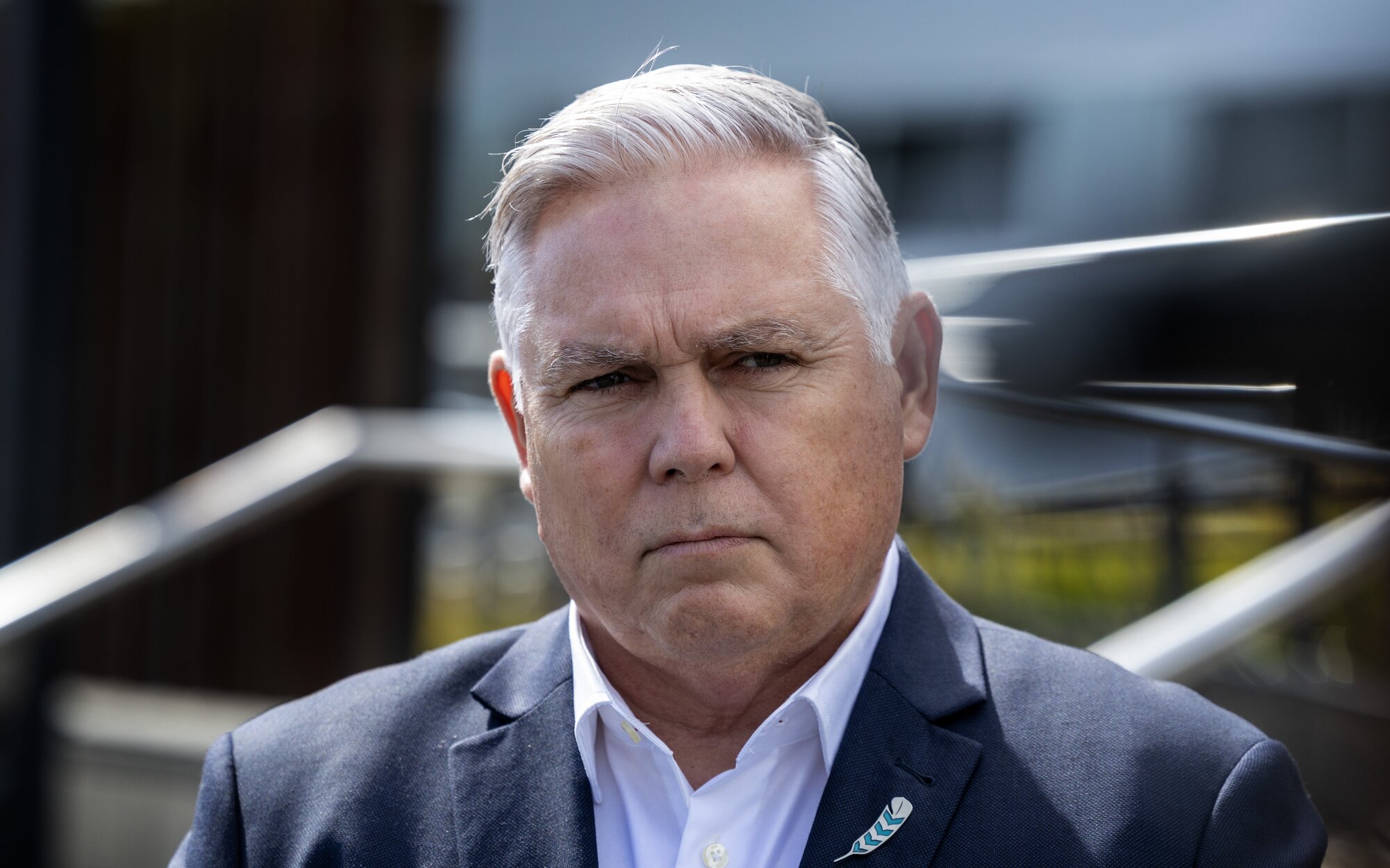 Mark Mitchell told the Herald there was no place for unregulated activities like Run It Straight in NZ. Photo / Mike Scott 