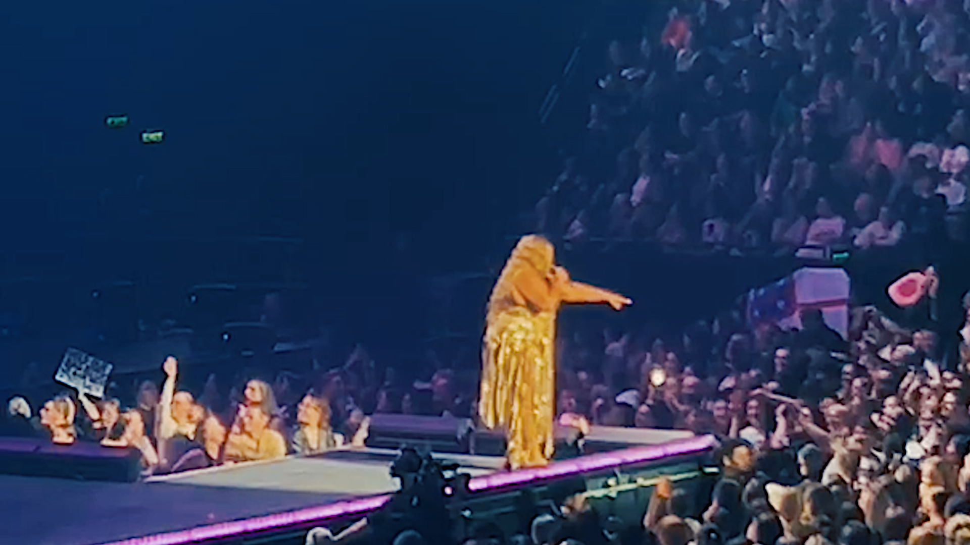 Lizzo had all the crowd's eyes on the lucky couple. Photo / Supplied