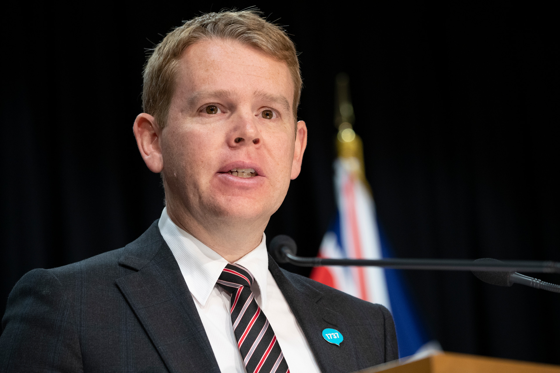 Health Minister Chris Hipkins has urged people not to share rumours about the latest Covid-19 outbreak. Photo / Mark Mitchell