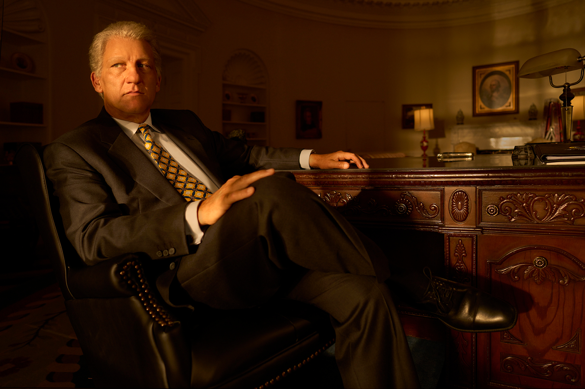 Clive Owen stars as Bill Clinton in Impeachment: American Crime Story which comes to Neon and Sky's Soho this week. Photo / Supplied