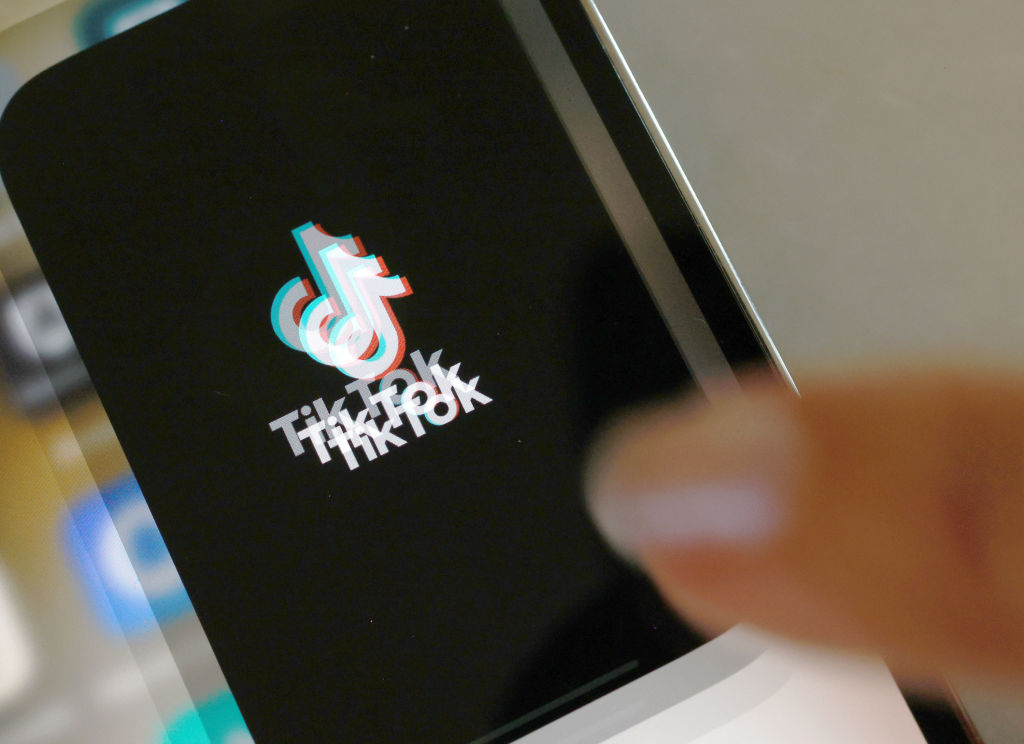 TikTok went dark on Saturday evening (local time) for its 170 million users. Donald Trump says he'll move to reopen it with an executive order on Monday. Photo / Getty Images