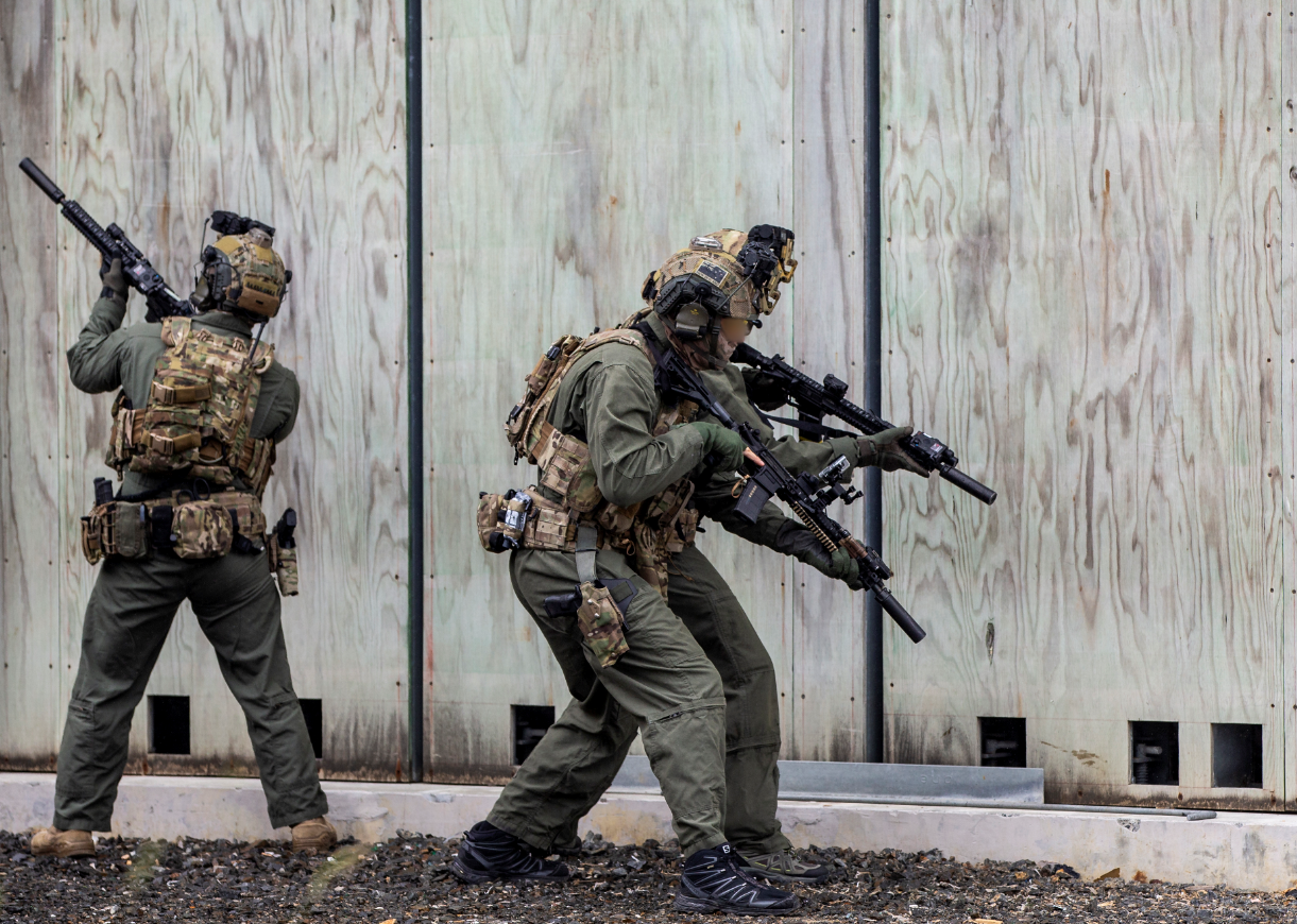 NZSAS training at the NZDF's battle training facility in South Auckland. Photo / Mike Scott