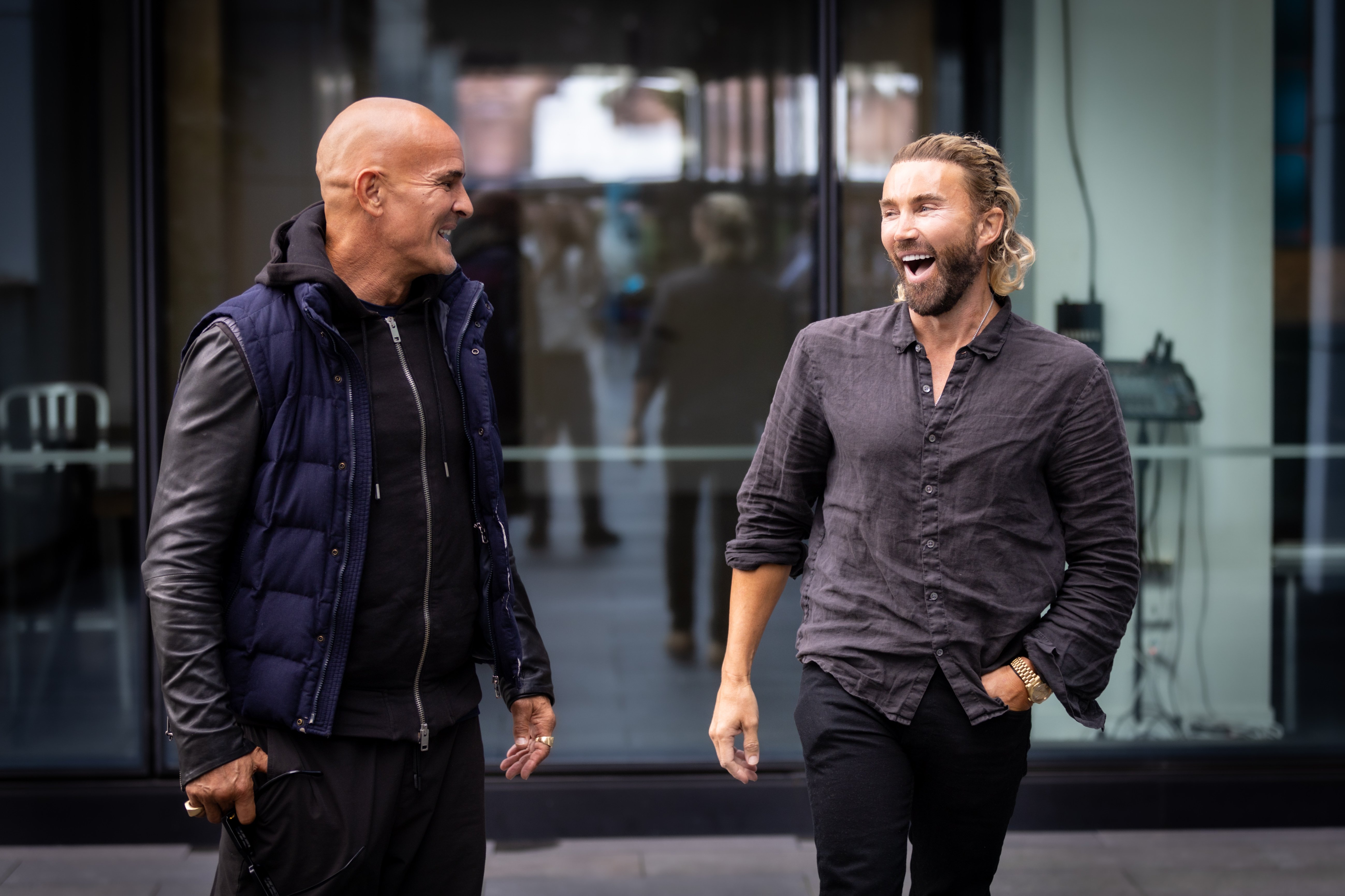 Podcasters Matthew Ridge and David Ring forged a friendship after they met through Ridge’s daughter Jaime. Photo / Michael Craig