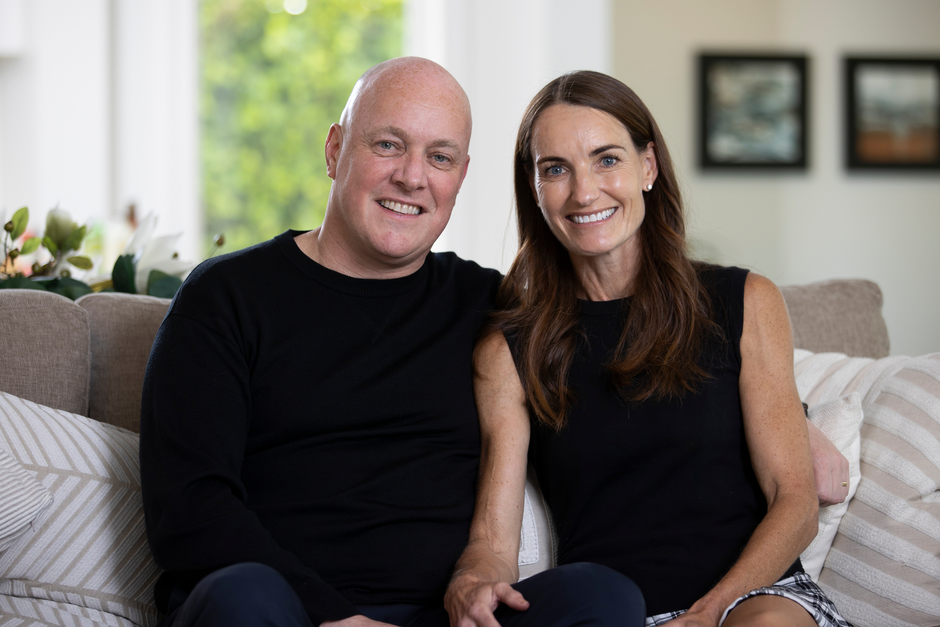 National Party leader Christopher Luxon and wife Amanda. Photo / Brett Phibbs