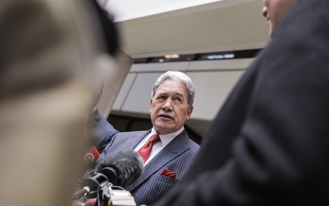 Winston Peters would surely not tolerate the sale of Kiwi houses to overseas buyers. Photo / RNZ, Samuel Rillstone