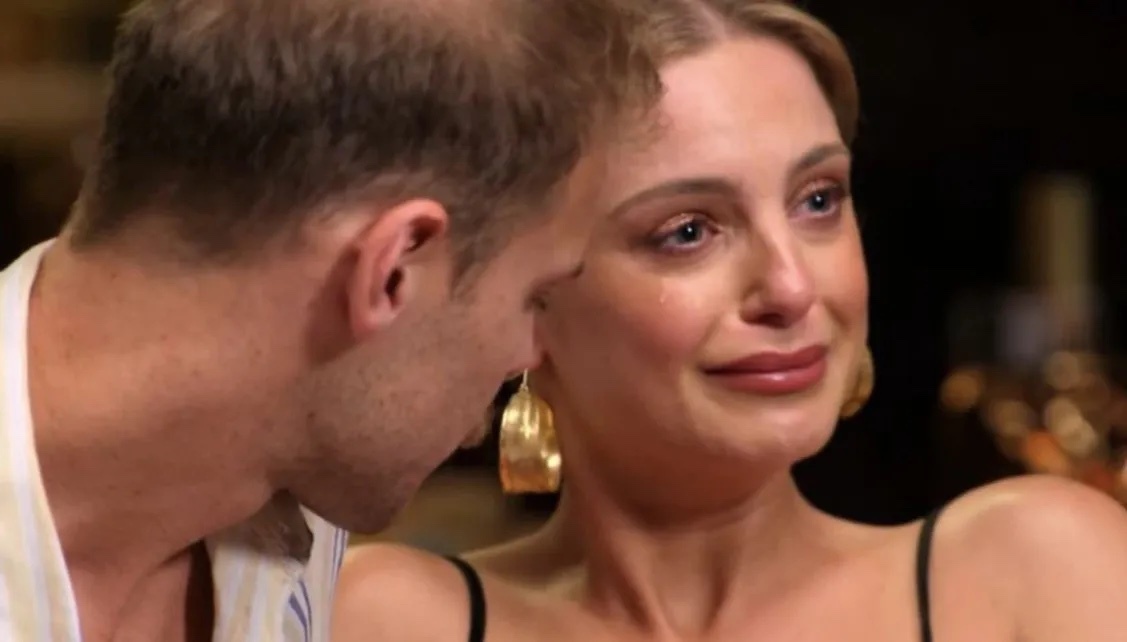 Domenica Calarco during the MAFS AU nude photo scandal. Photo / Married At First Sight Australia