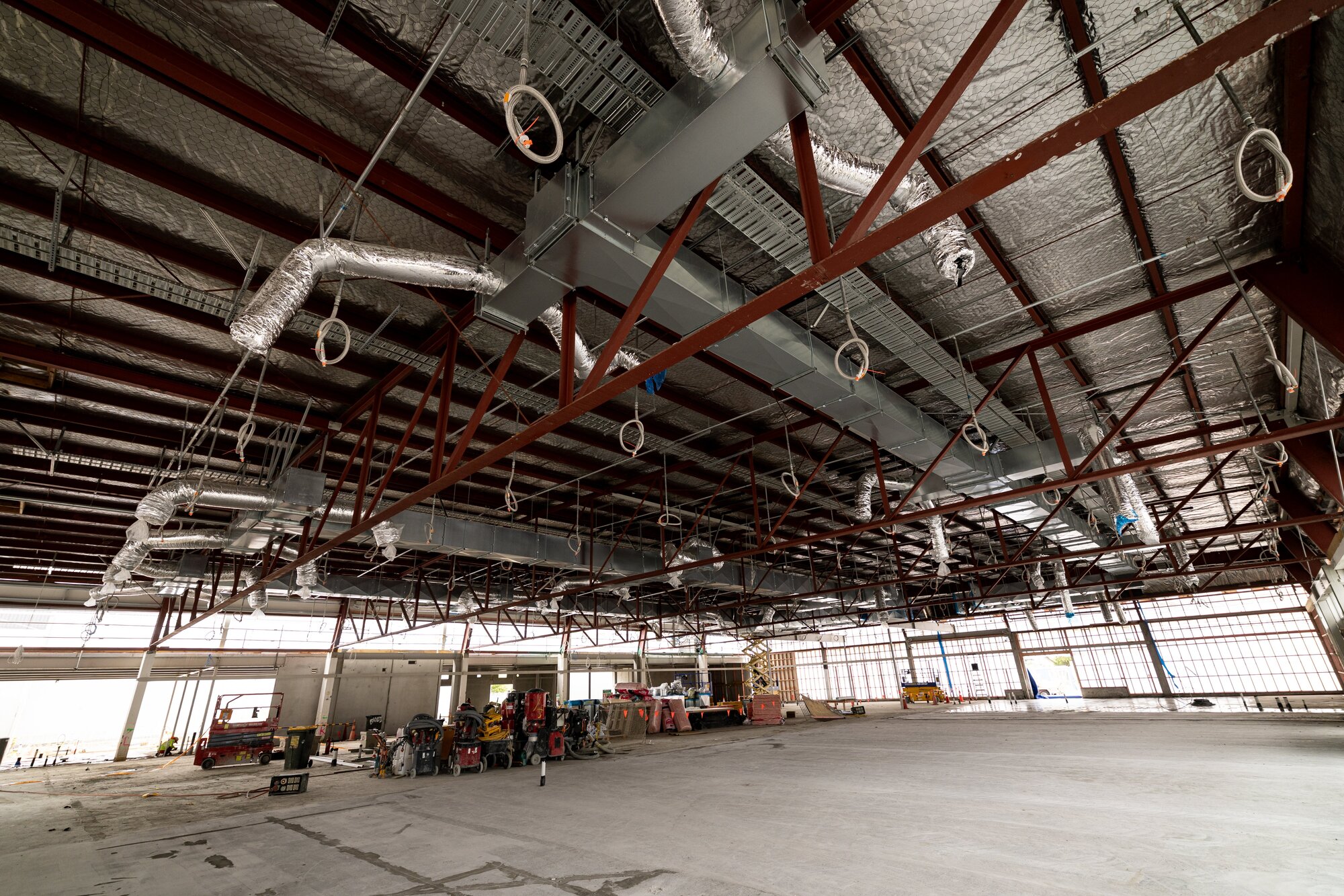 All that floor space and not a single grocery item in sight – yet. Photo / Dean Purcell
