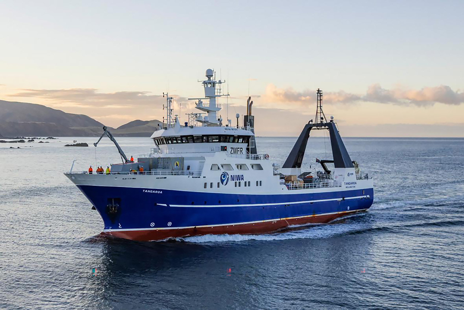 Niwa's RV Tangaroa. The Crown Research Institute employs 600 to 700 staff over more than a dozen sites around New Zealand. Photo / Dave Allen 