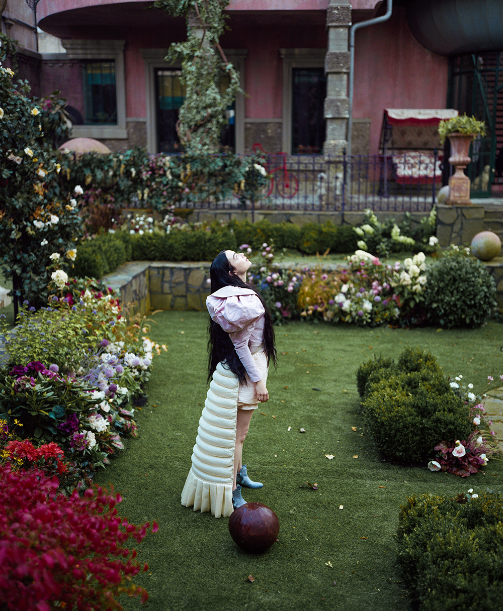 At home, the clothes Bella Baxter wears are more reflective of her childlike persona. Photo / Searchlight Pictures