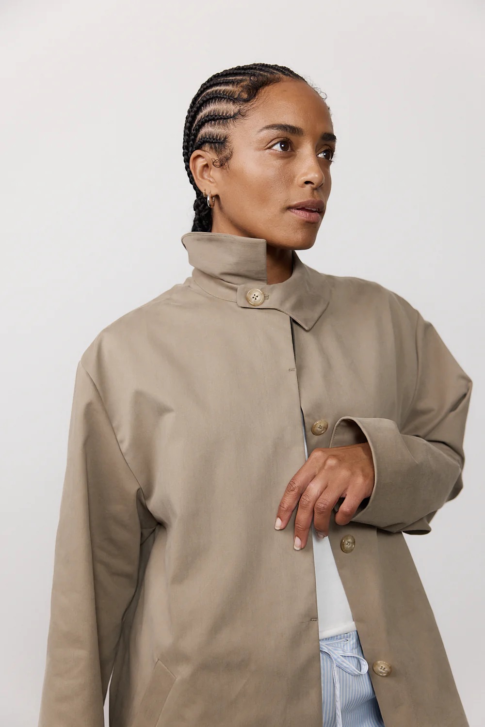 Olivia Cashmore trenchcoat.