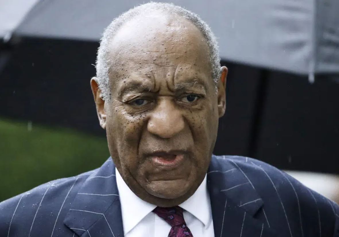 Bill Cosby arrives for a sentencing hearing following his sexual assault conviction. Photo / AP