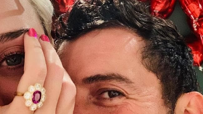 Katy Perry and Orlando Bloom got engaged on Valentine's Day. Photo / Instagram