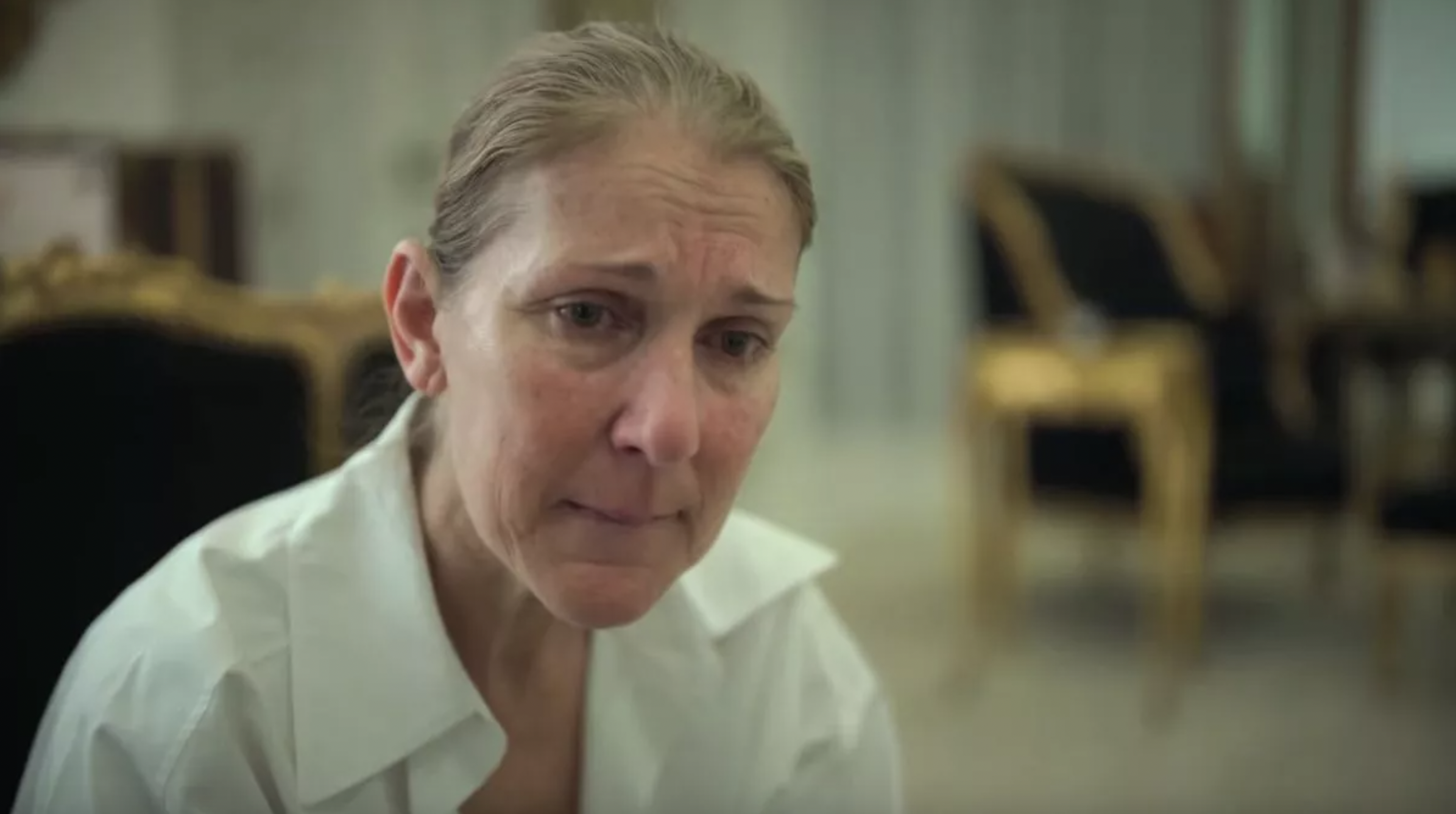 Celine Dion breaks down in the trailer for her documentary, I Am: Celine Dion. Photo / Prime Video