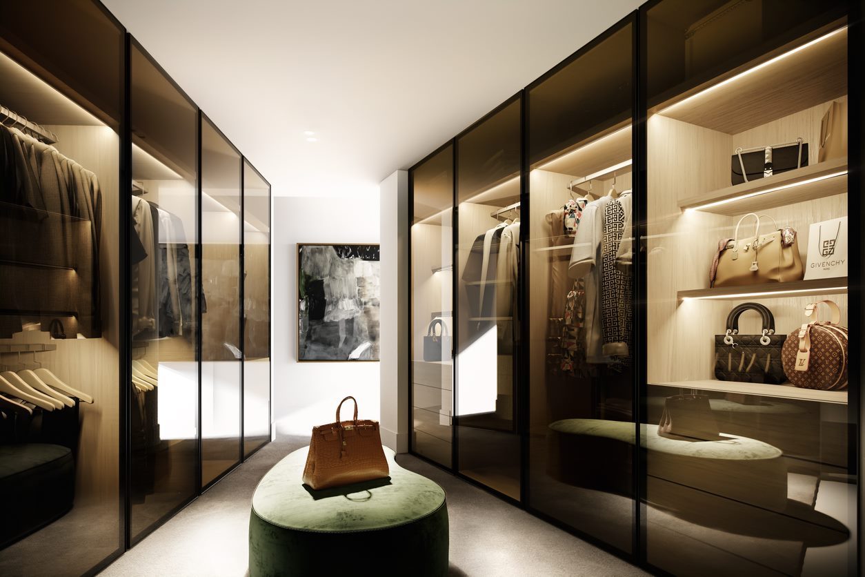 Plans for dressing rooms in new apartments. Photo / supplied